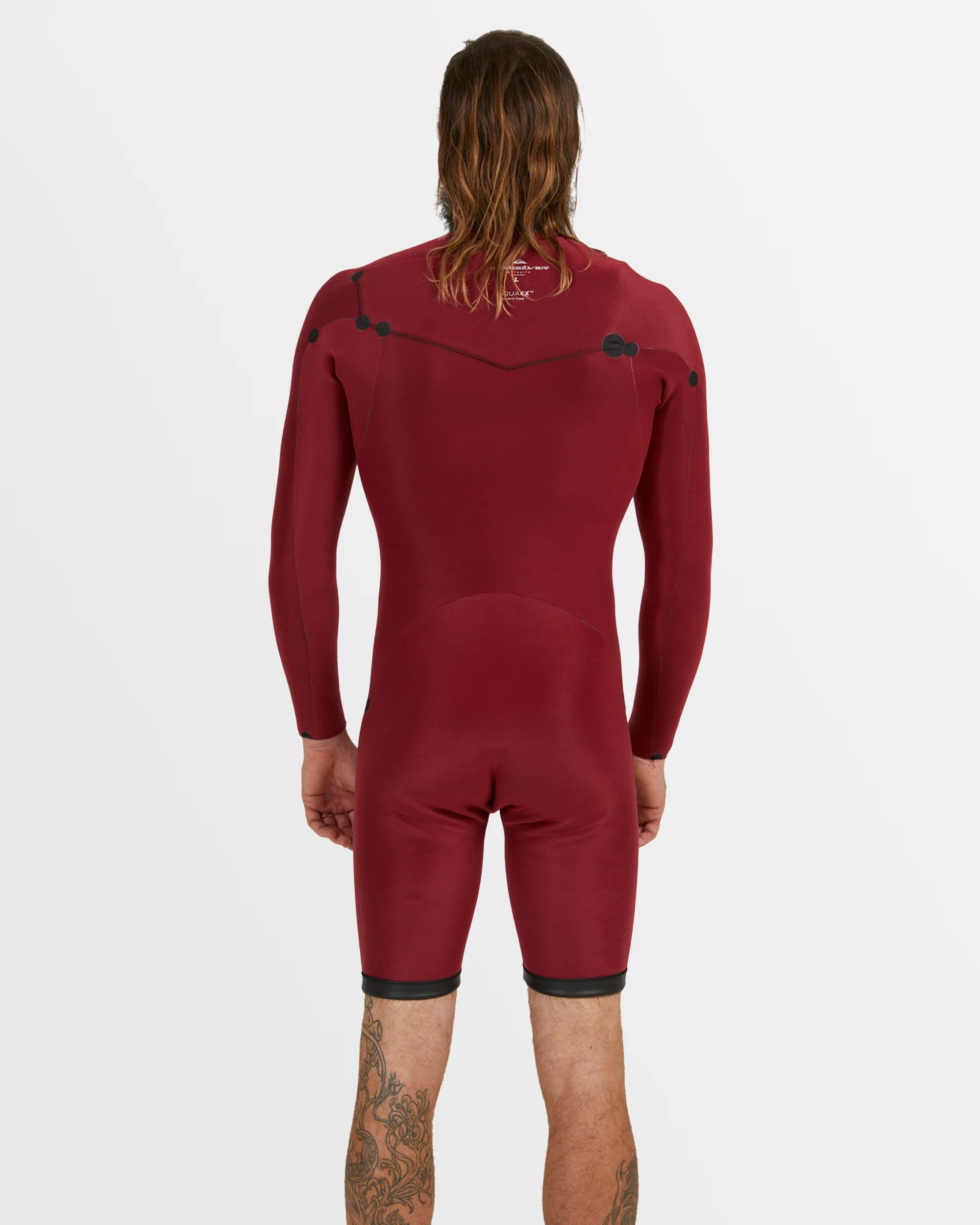Mens 2/2mm Everyday Sessions Long Sleeve Chest Zip Springsuit - Image 9