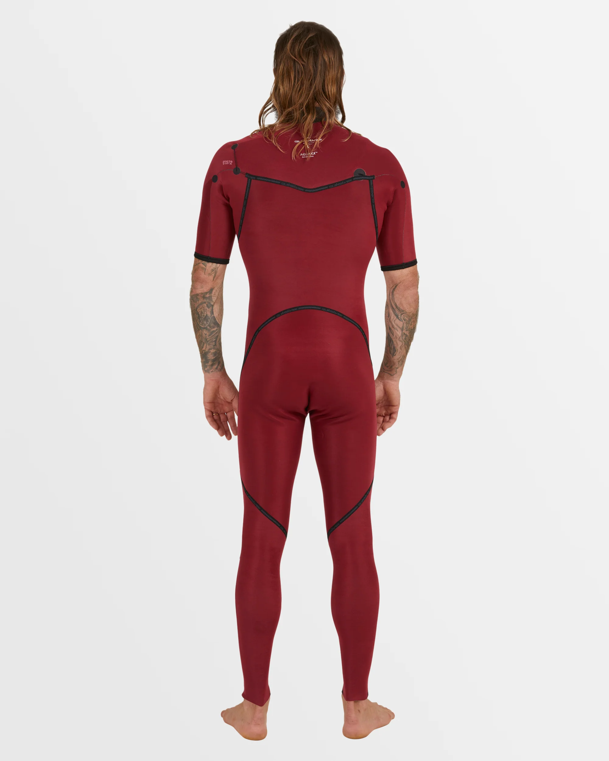 Mens 2/2mm Everyday Sessions Short Sleeve Chest Zip Springsuit - Image 9