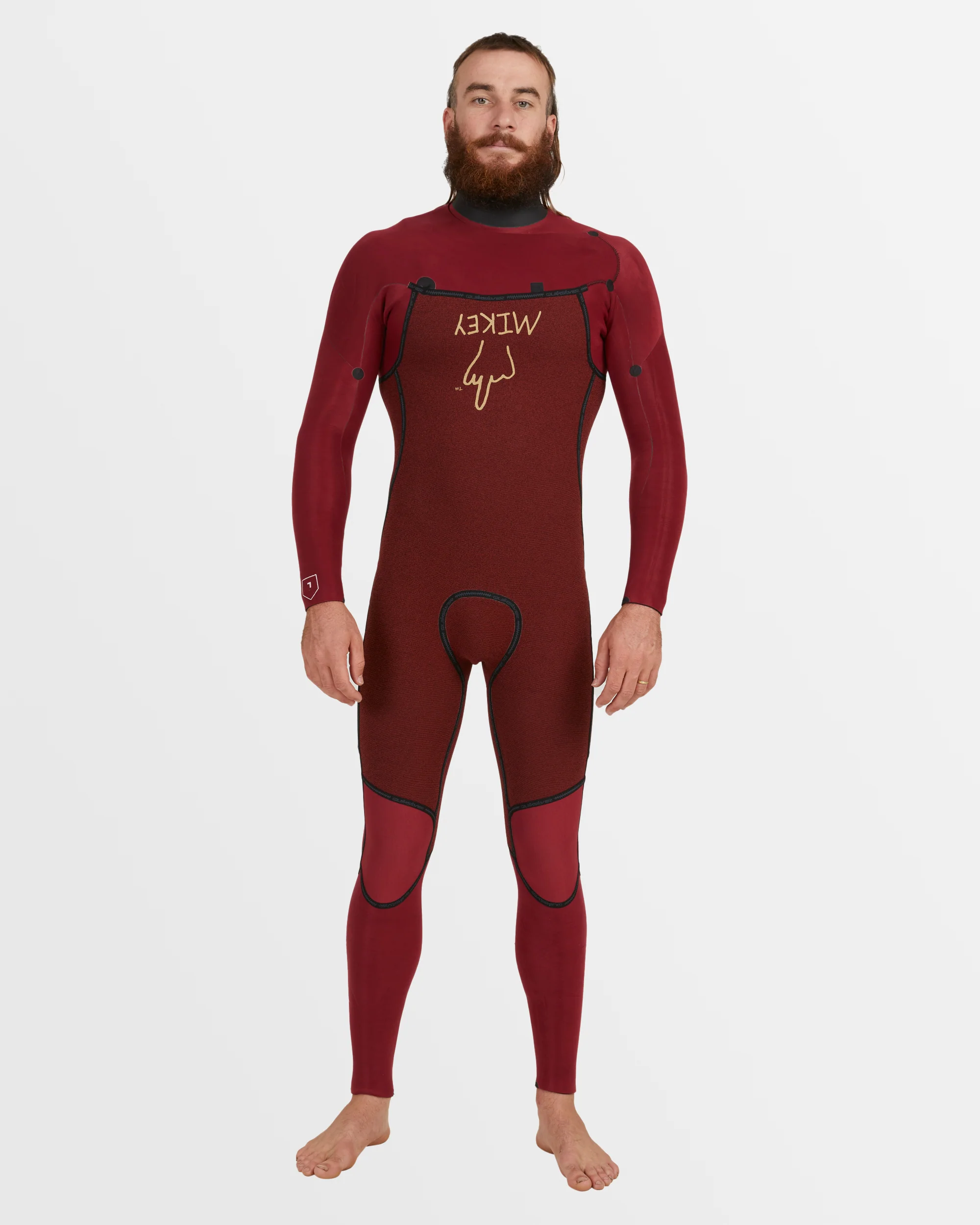 Mens 4/3mm Mikey Wright Everyday Sessions Chest Zip Wetsuit - Image 8