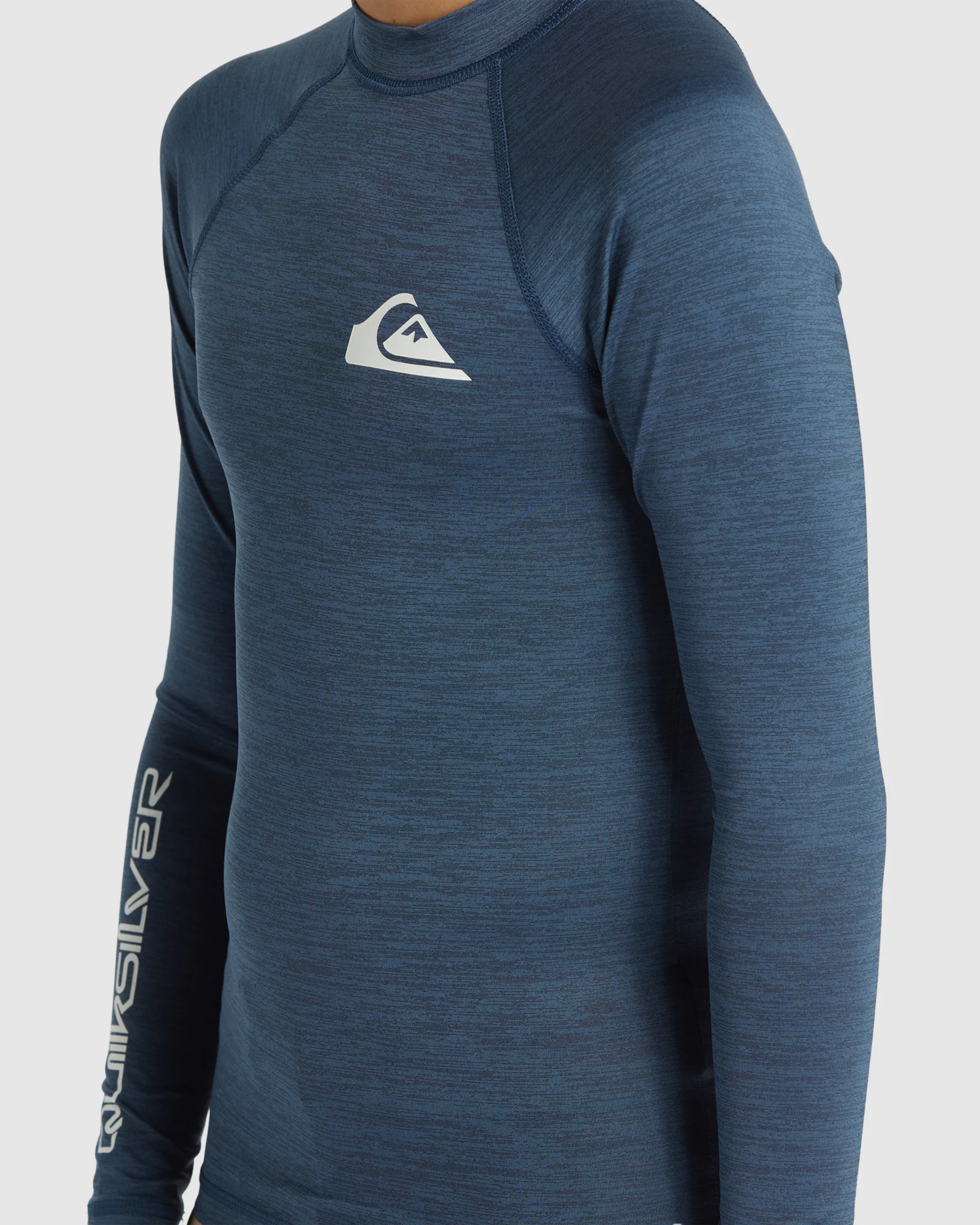 Boys 8-16 Everyday Solid Long Sleeve UPF 50 Surf T-Shirt - Image 4