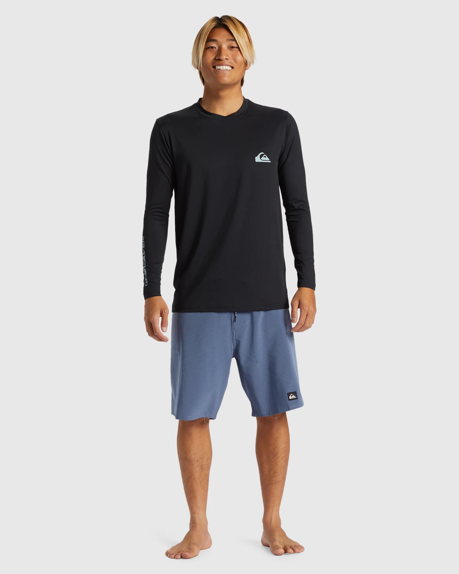 Mens Everyday Surf Long Sleeve Upf 50 Surf T-Shirt - Image 5