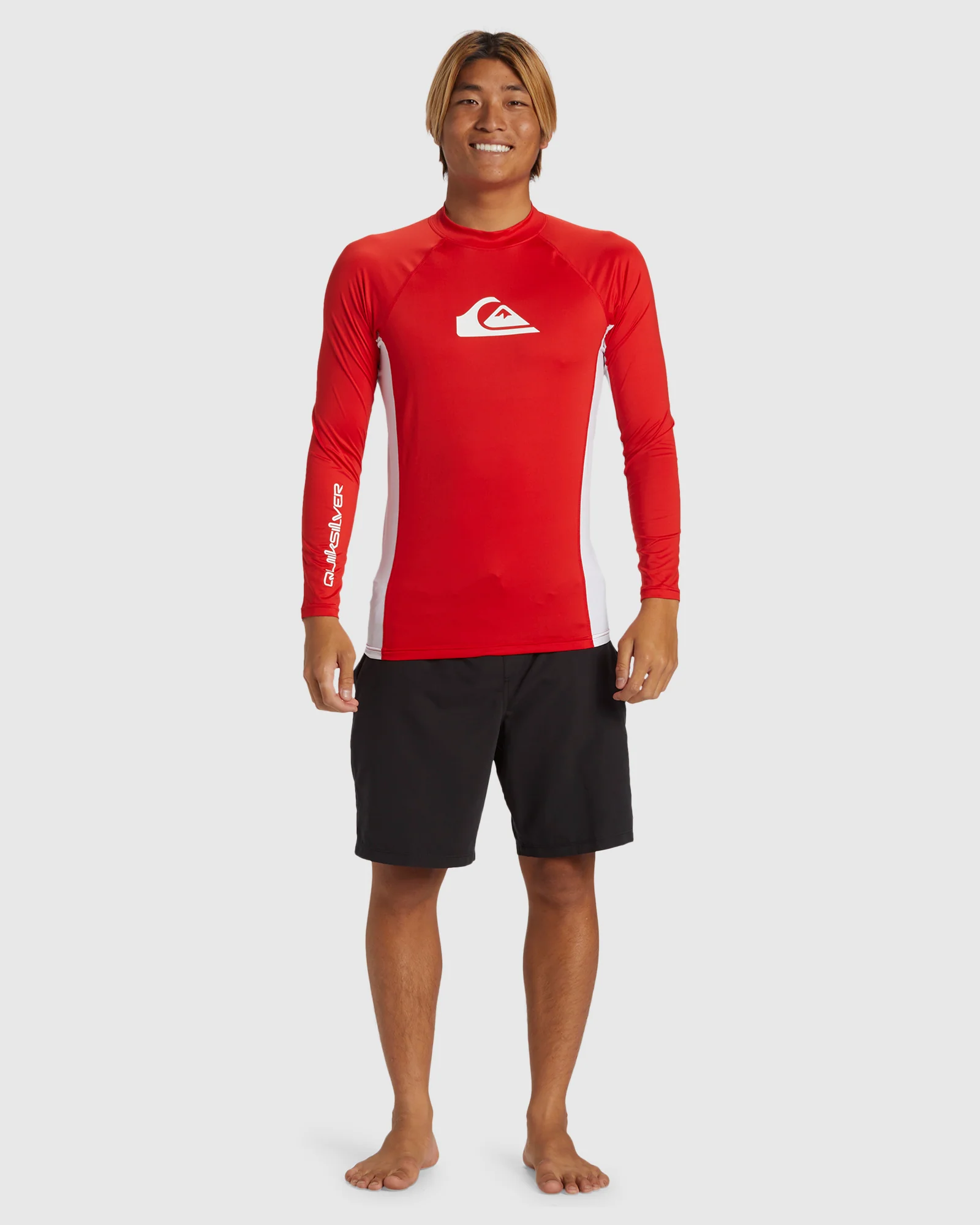 Mens Everyday Long Sleeve Upf 50 Surf T-Shirt - Image 5