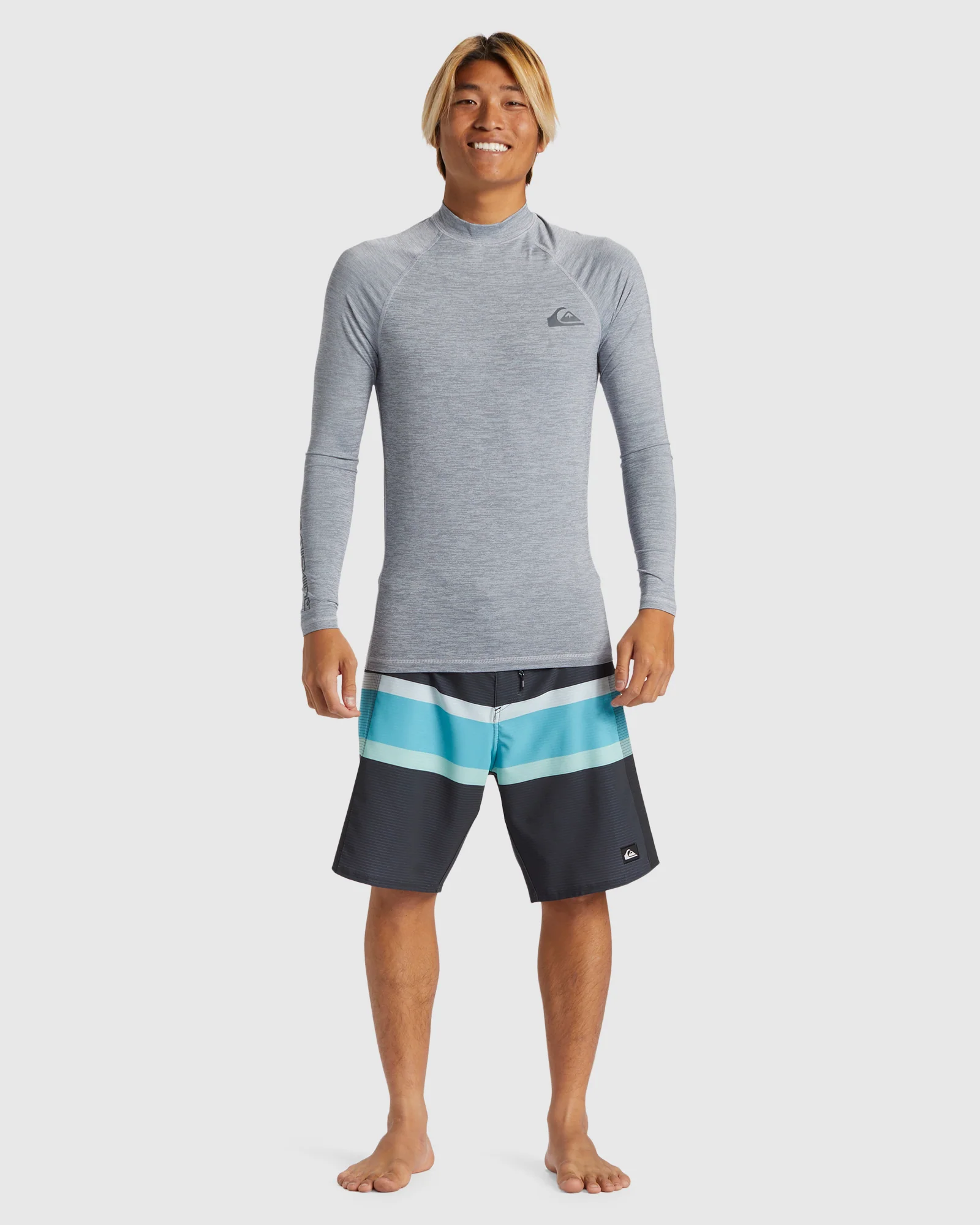 Mens Everyday Long Sleeve Upf 50 Surf T-Shirt - Image 5