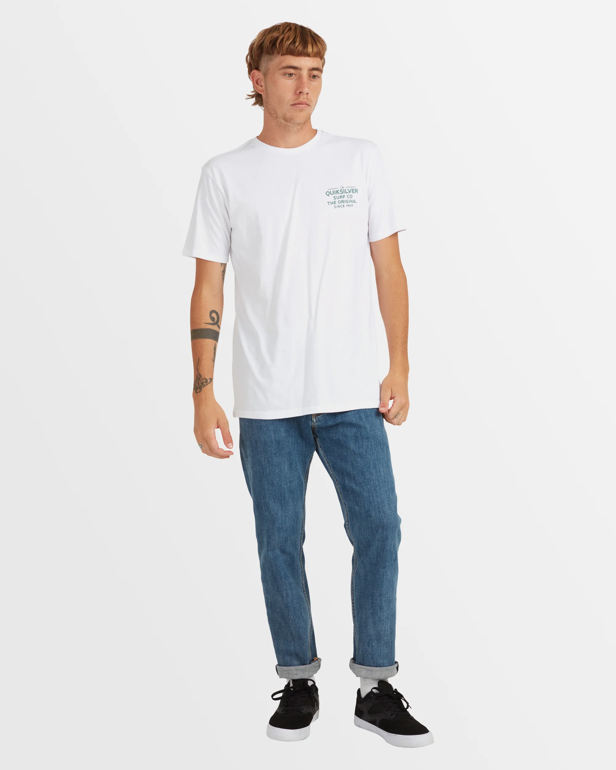 Mens Feeding Line Short Sleeve T-Shirt - Image 4