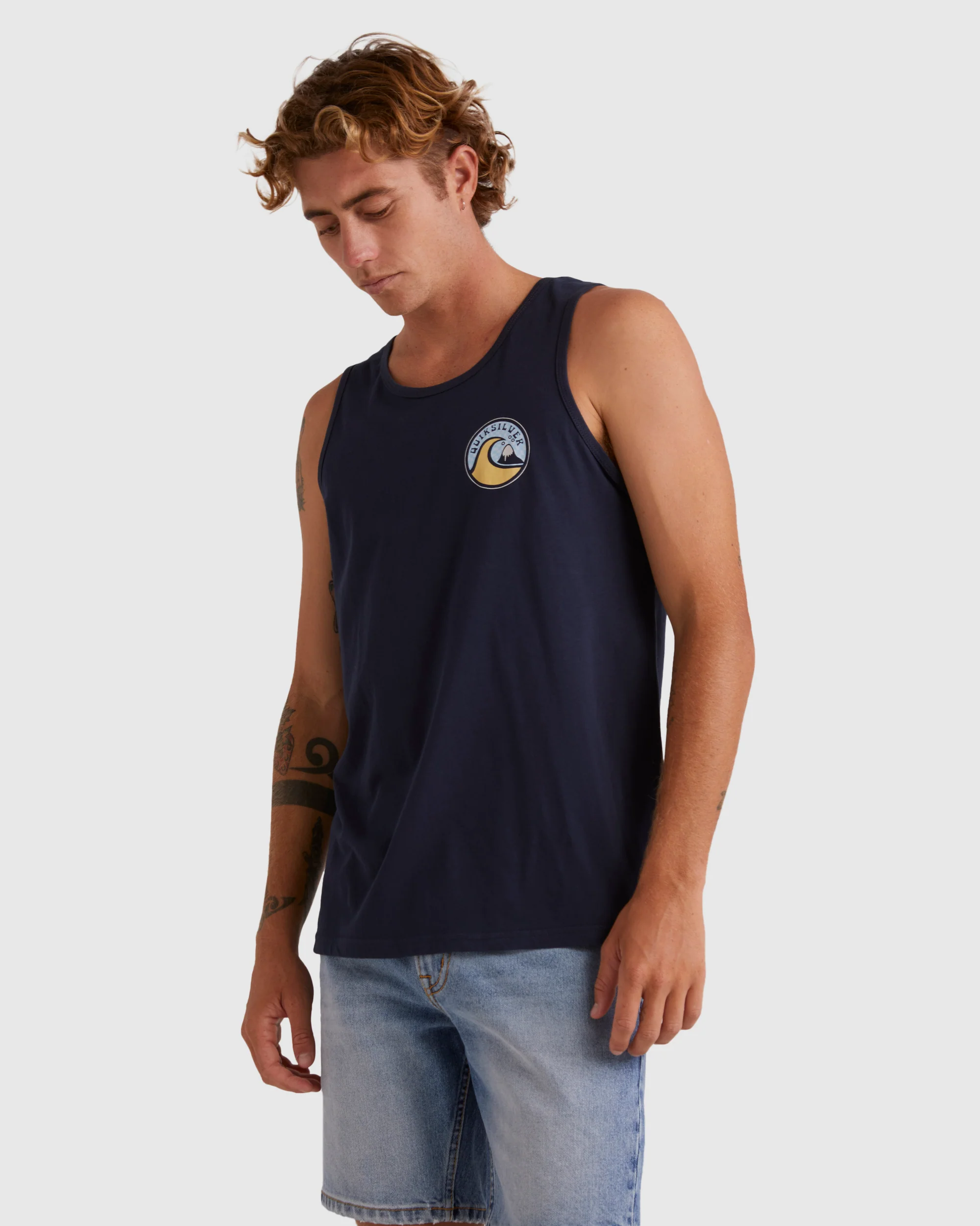 Mens Feeling The Vibe Muscle Vest Top - Image 2