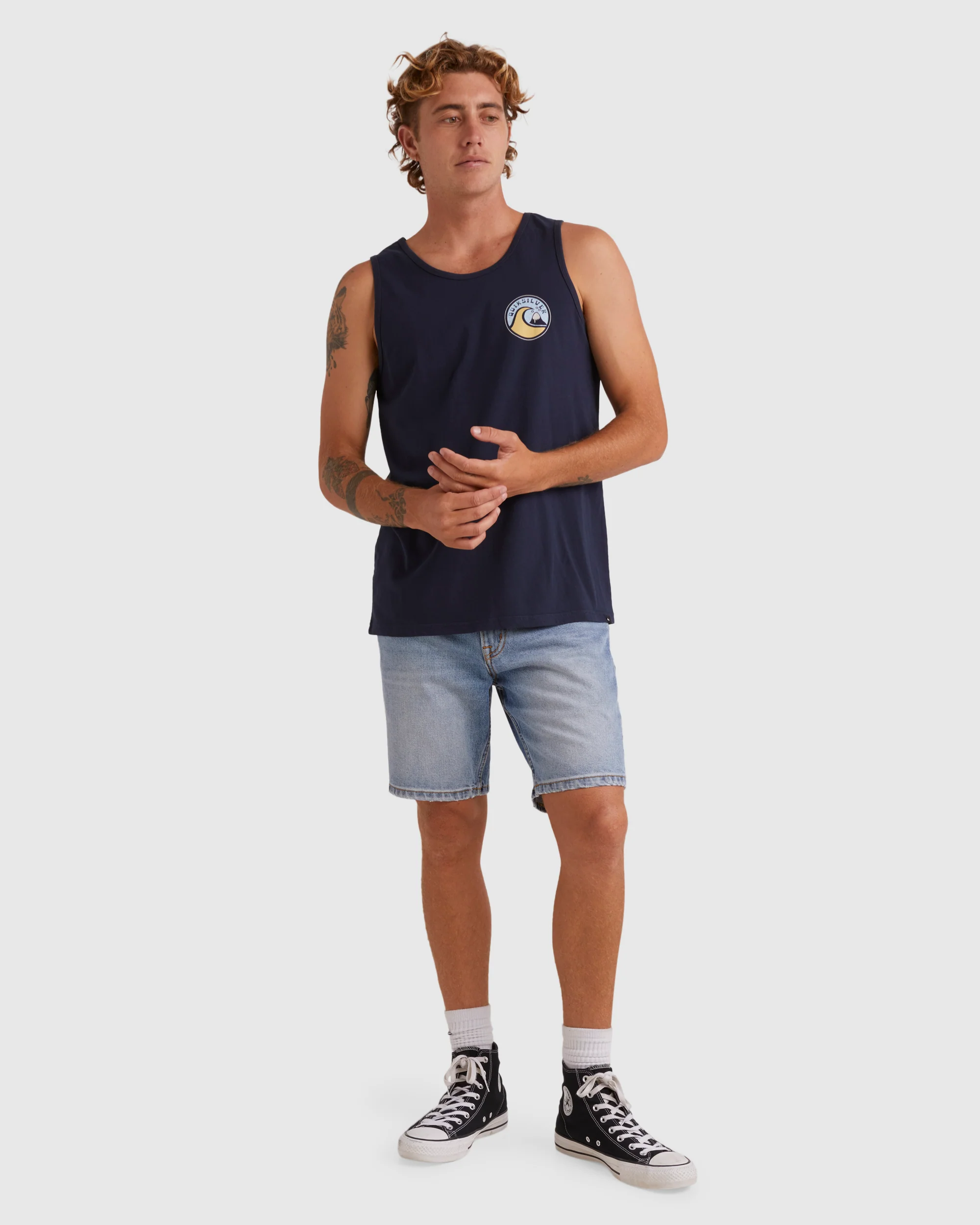 Mens Feeling The Vibe Muscle Vest Top - Image 5