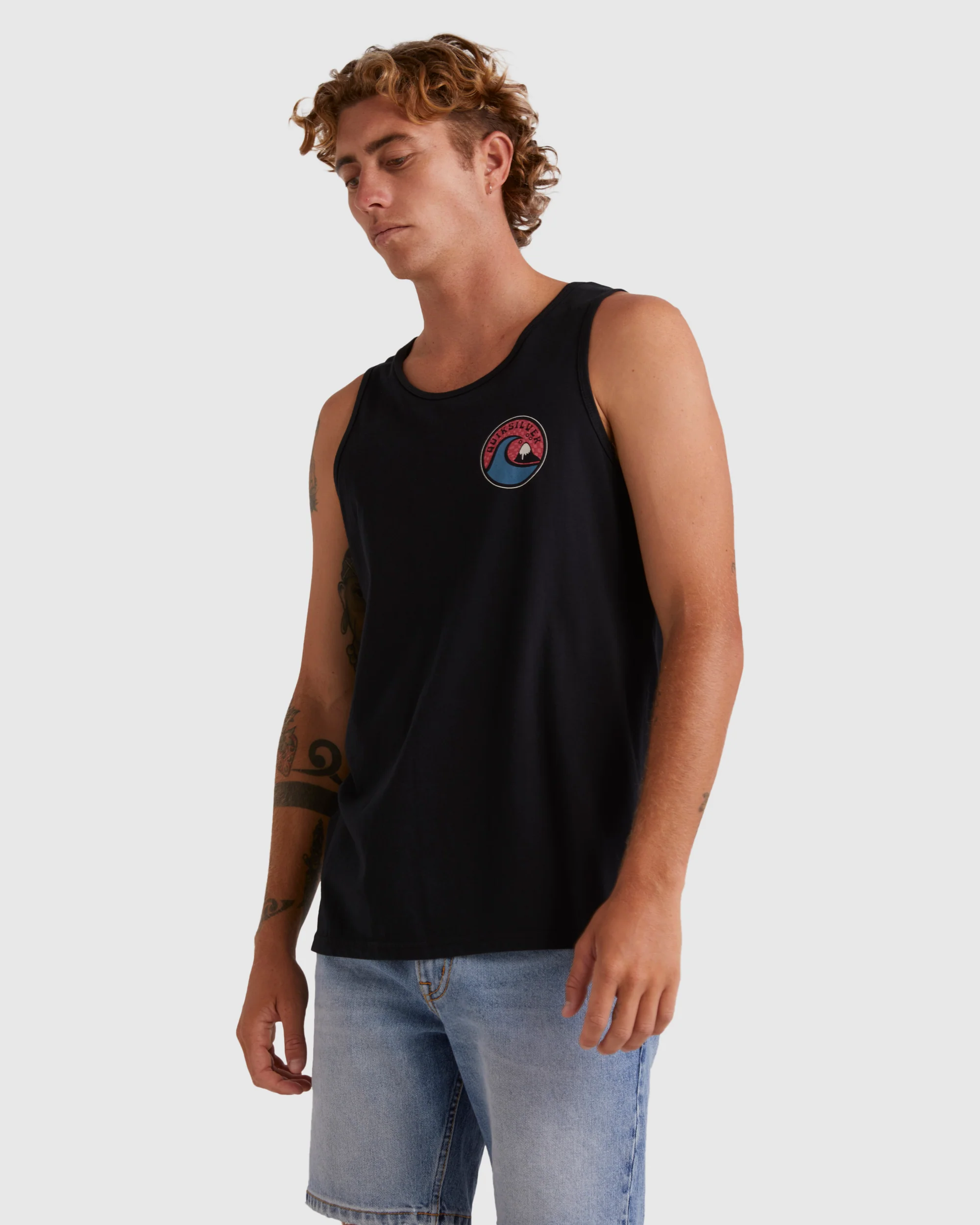 Mens Feeling The Vibe Muscle Vest Top - Image 2