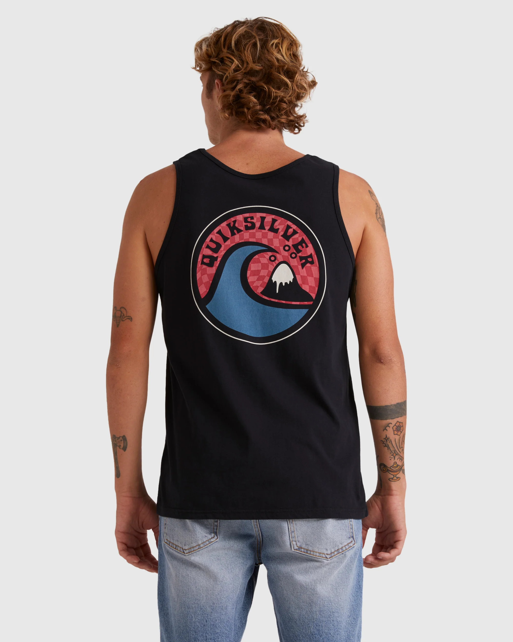 Mens Feeling The Vibe Muscle Vest Top - Image 3