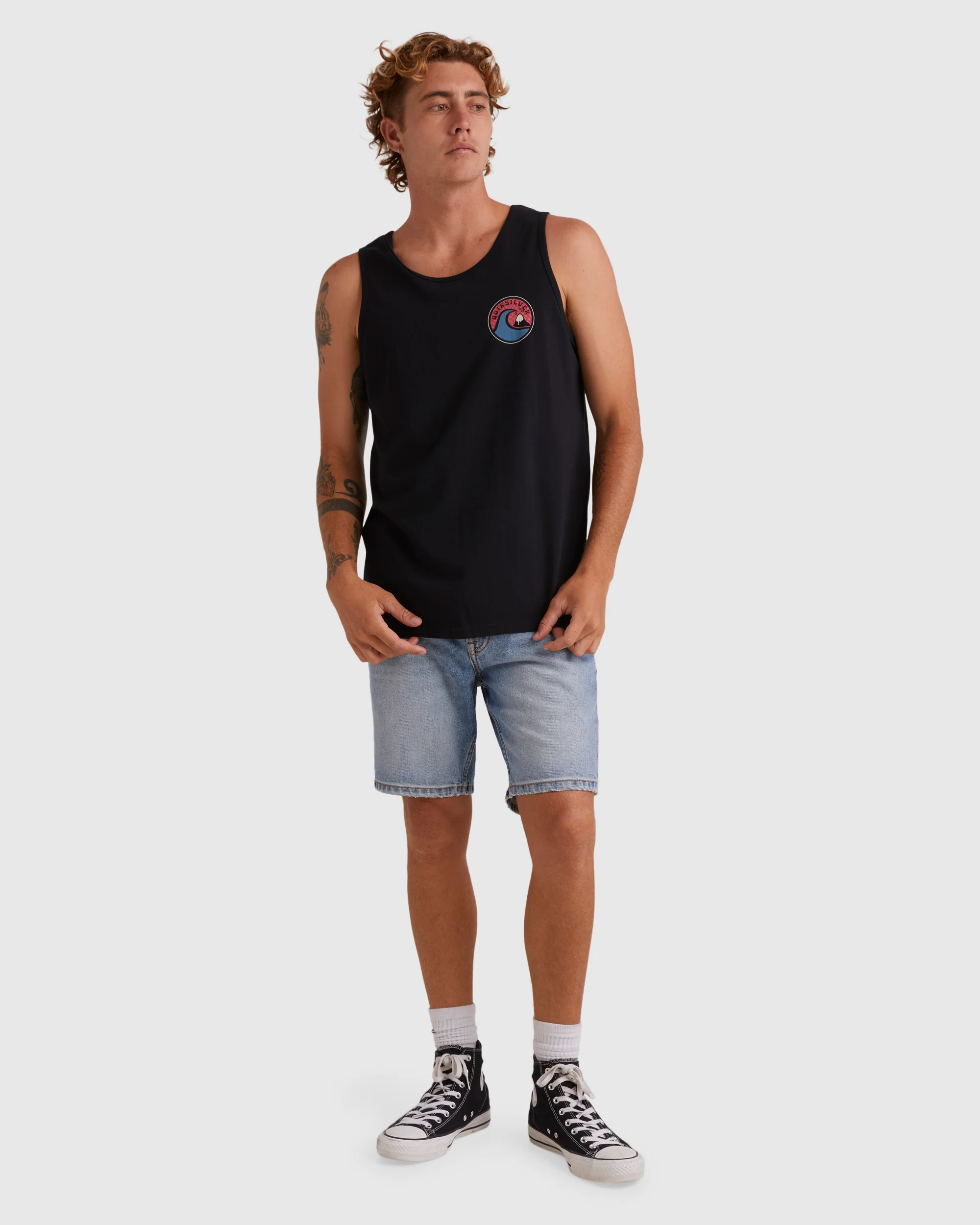 Mens Feeling The Vibe Muscle Vest Top - Image 5