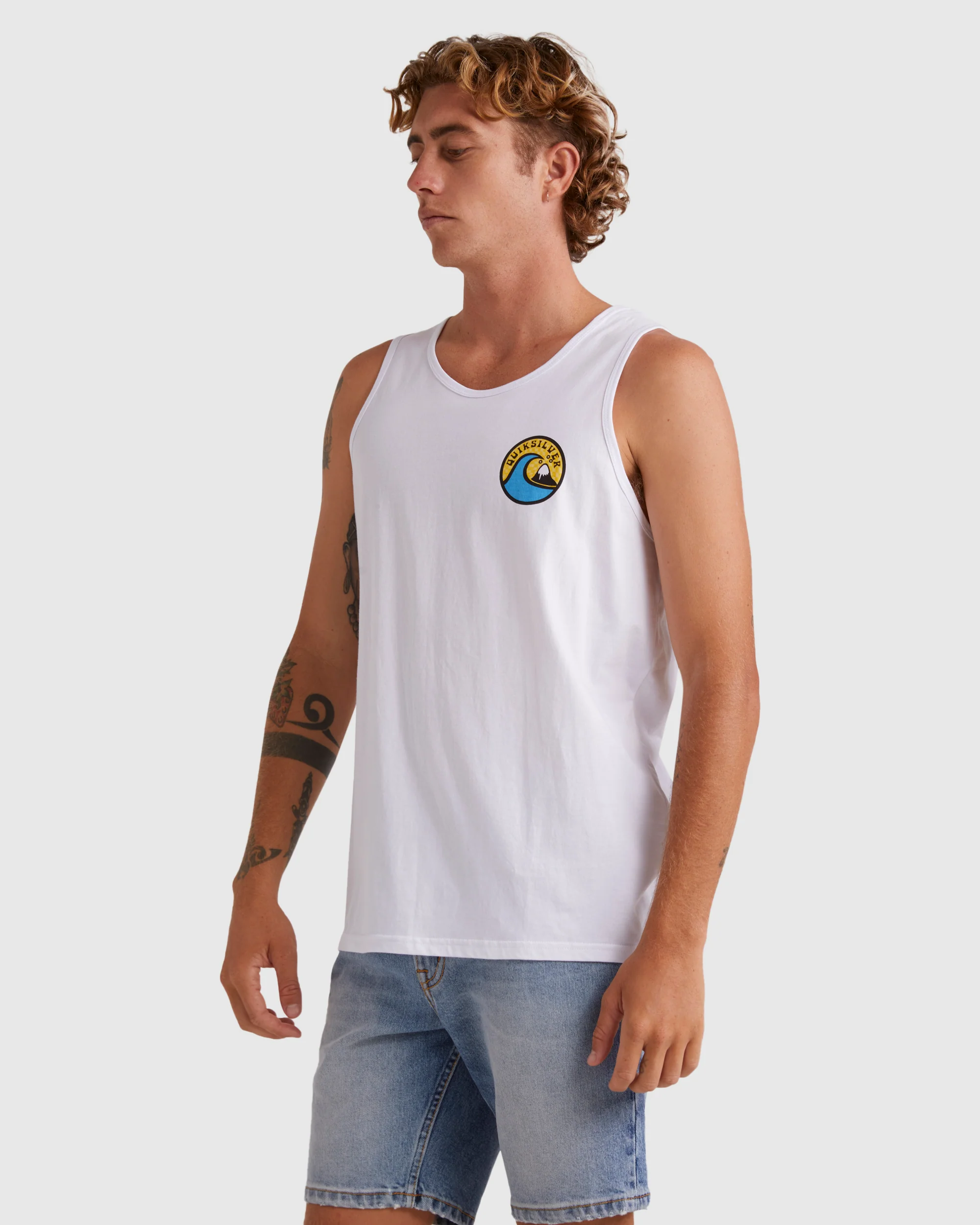 Mens Feeling The Vibe Muscle Vest Top - Image 2