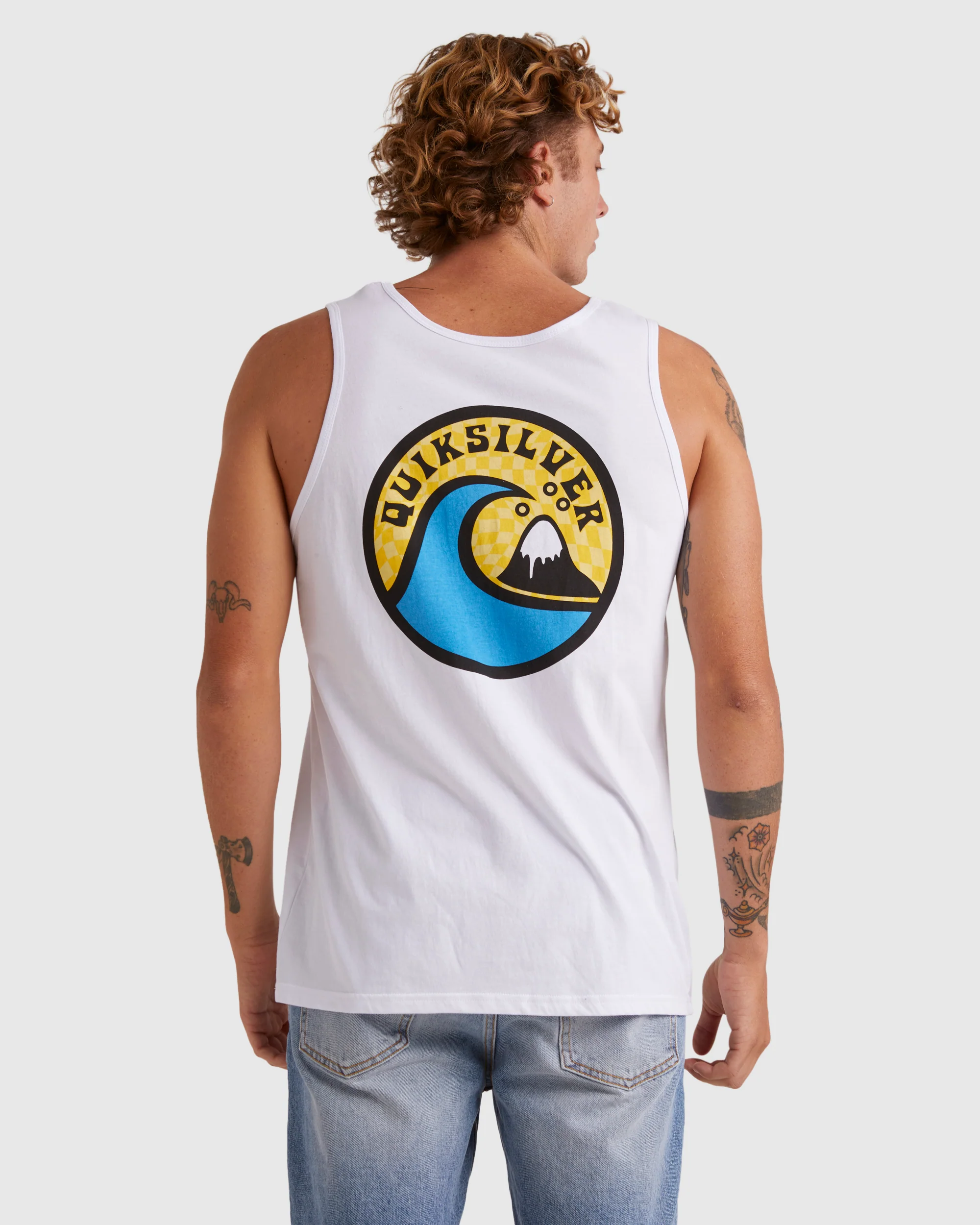 Mens Feeling The Vibe Muscle Vest Top - Image 3