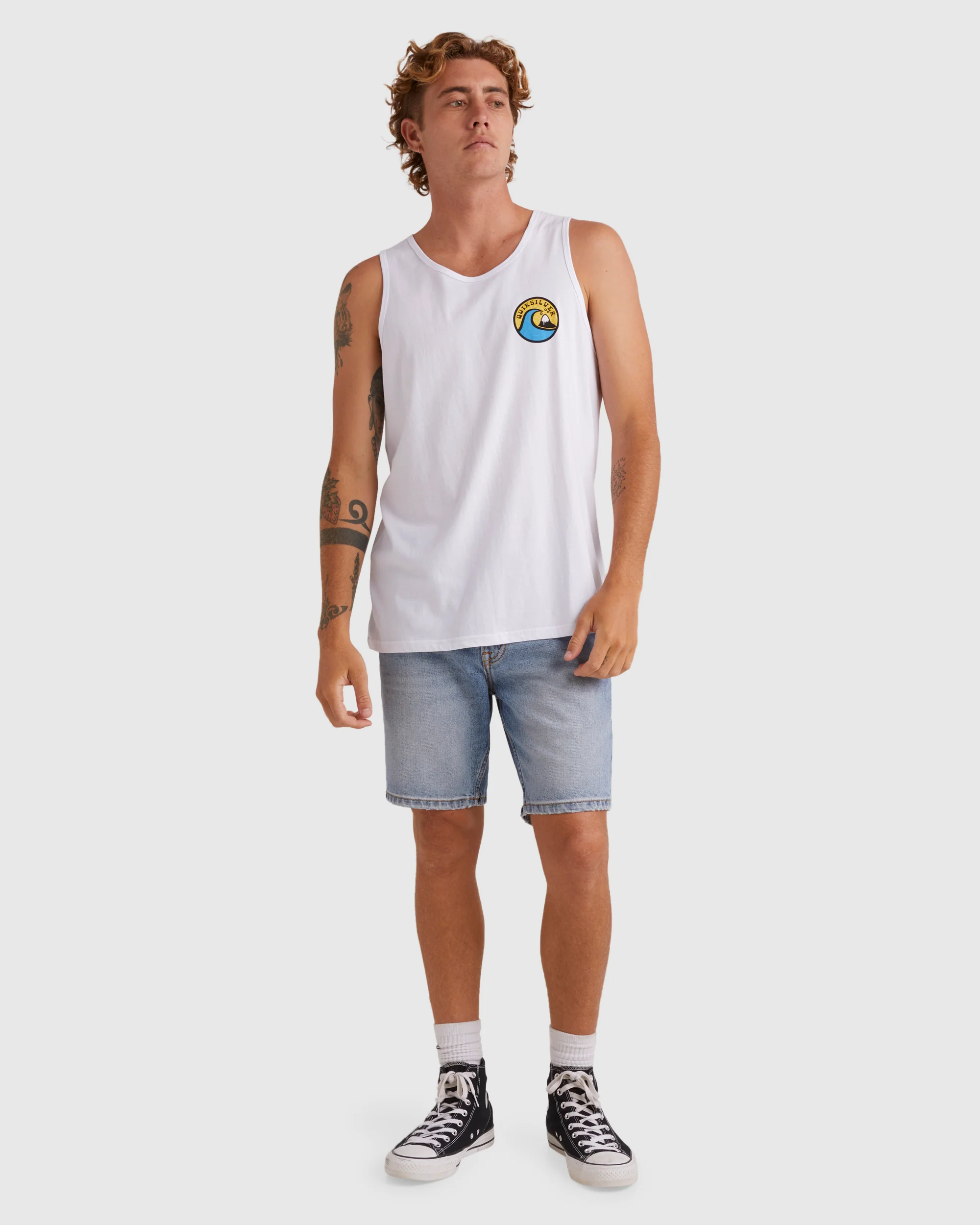 Mens Feeling The Vibe Muscle Vest Top - Image 5