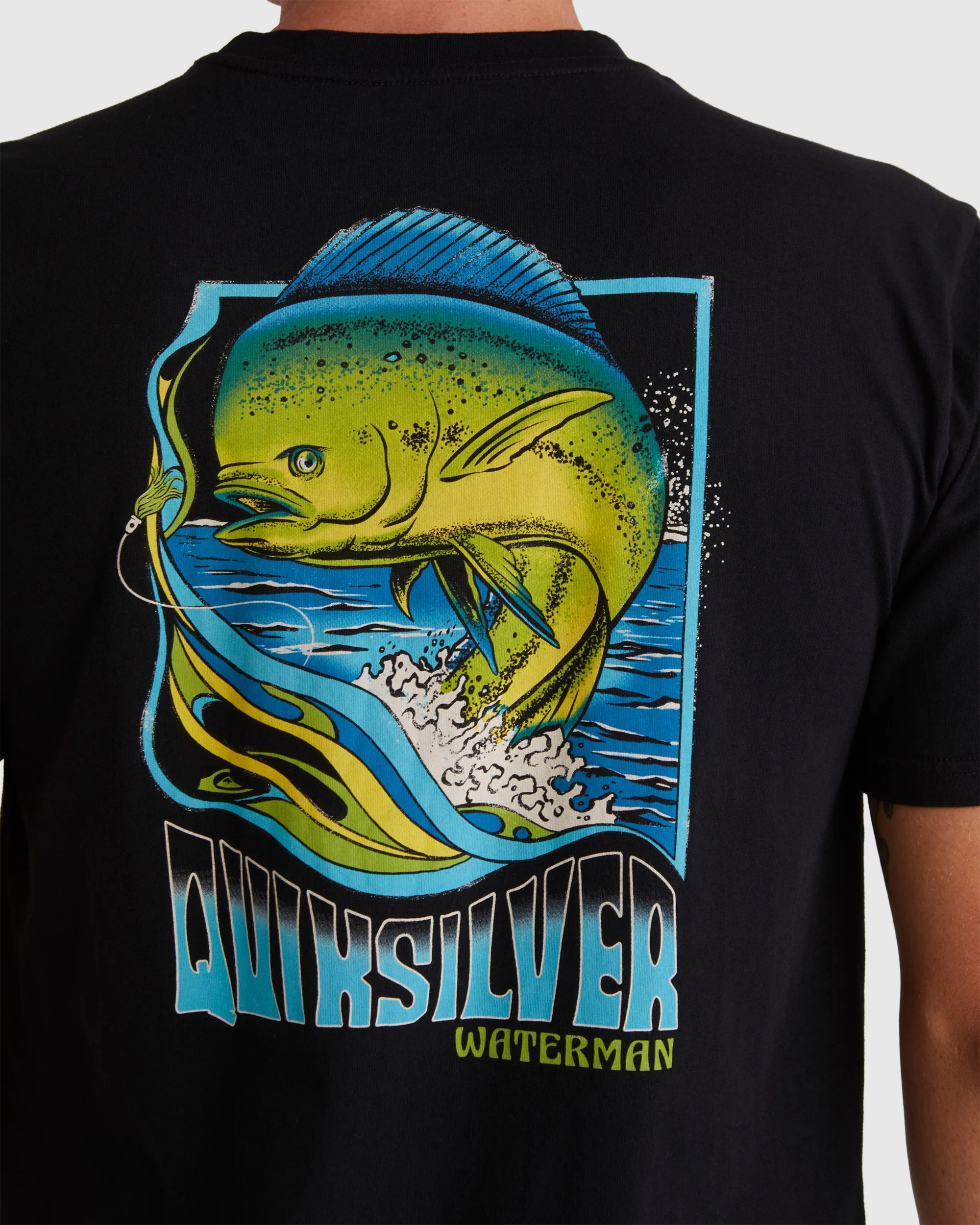 Mens Flow Fish T-Shirt - Image 4