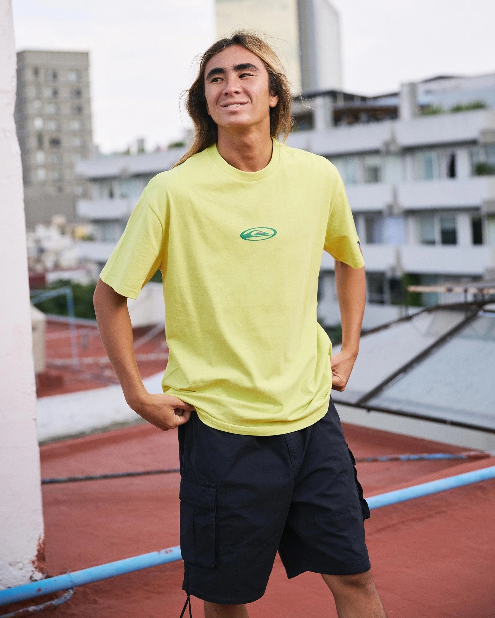 Mens Sunflowers Surfing T-Shirt - Image 4