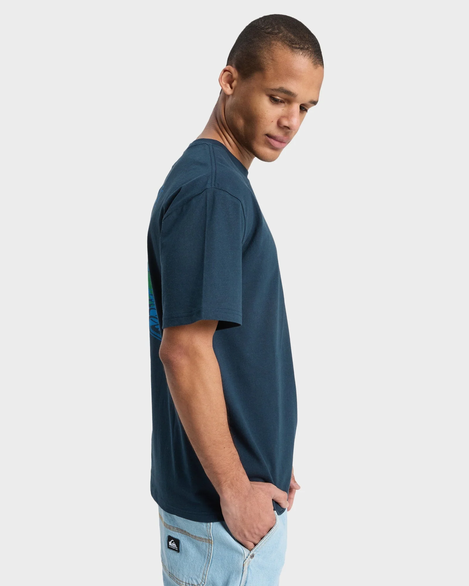 Mens Sunflowers Surfing T-Shirt - Image 3