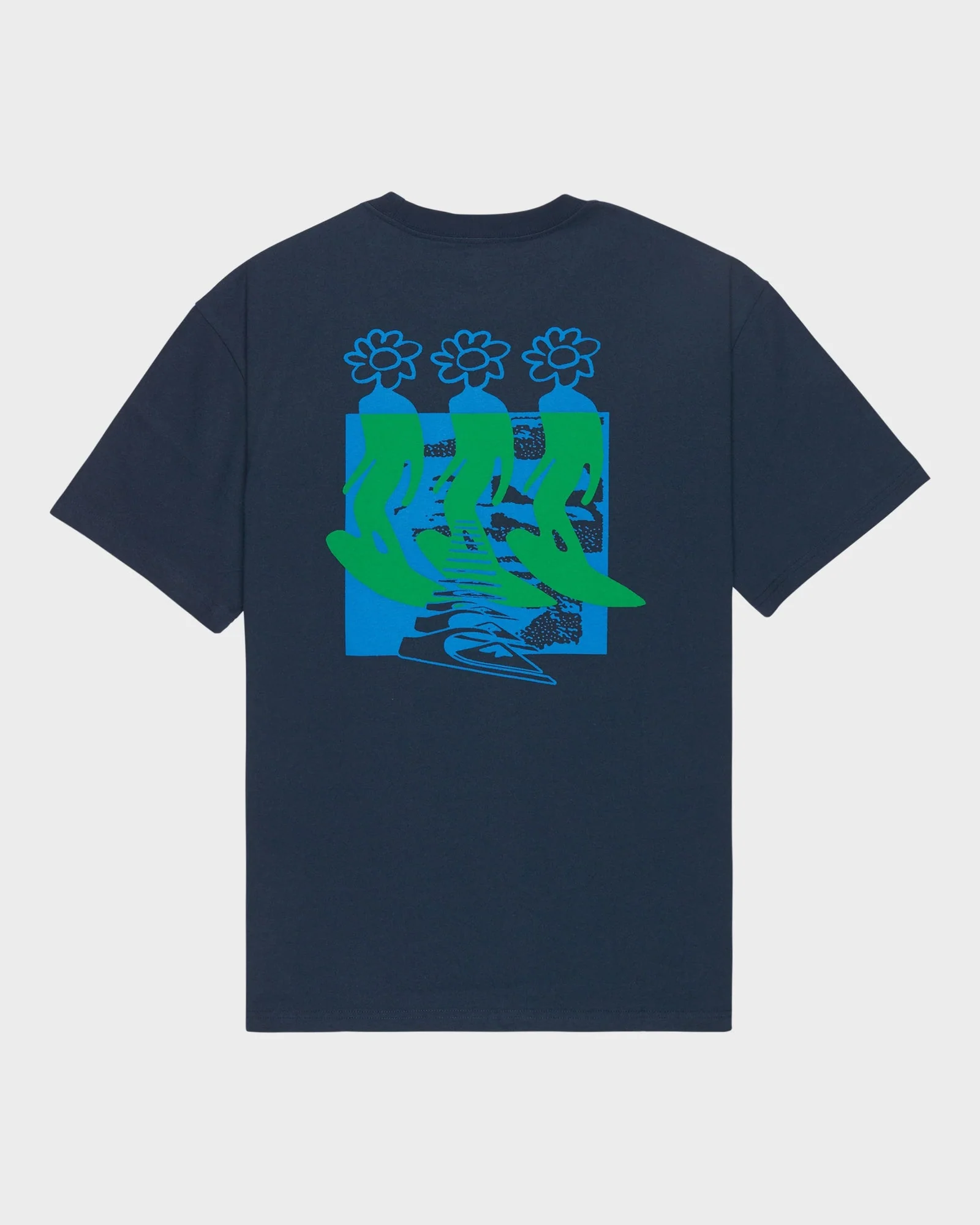 Mens Sunflowers Surfing T-Shirt - Image 8