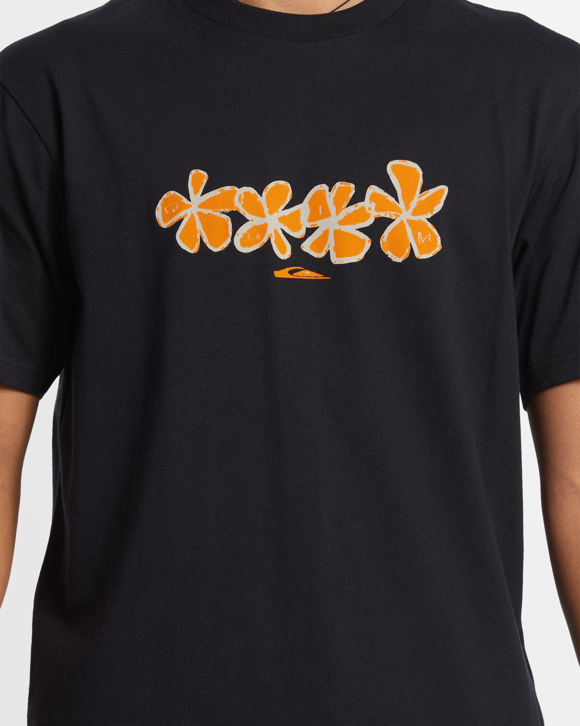 Mens Four Flowers Short Sleeve T-Shirt - Image 3