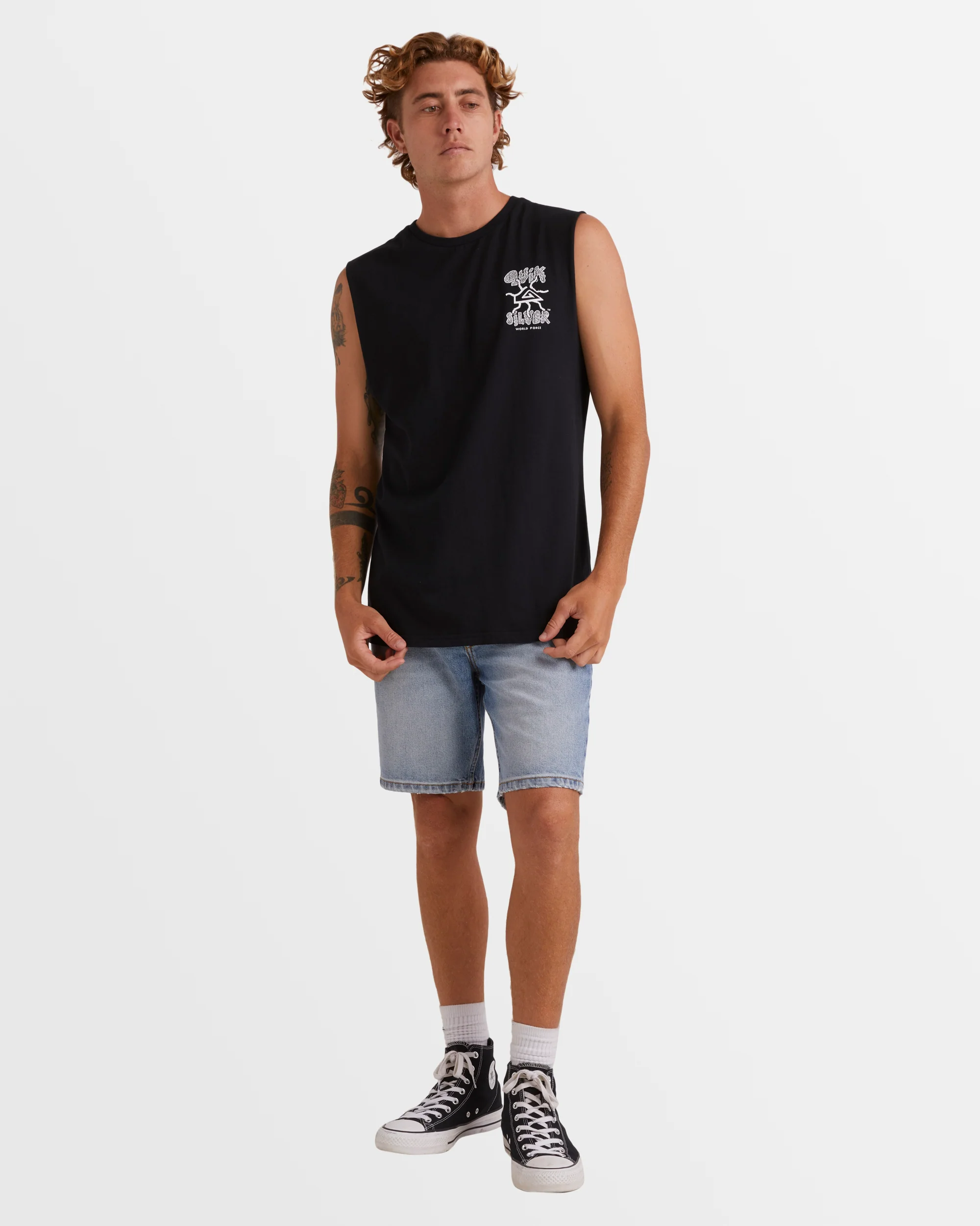 Mens Global Force Sleeveless Muscle T-Shirt - Image 10