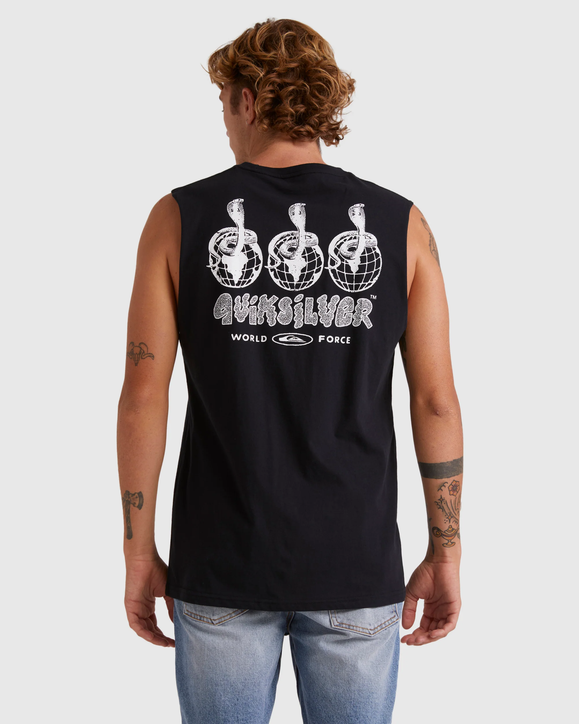 Mens Global Force Sleeveless Muscle T-Shirt - Image 5
