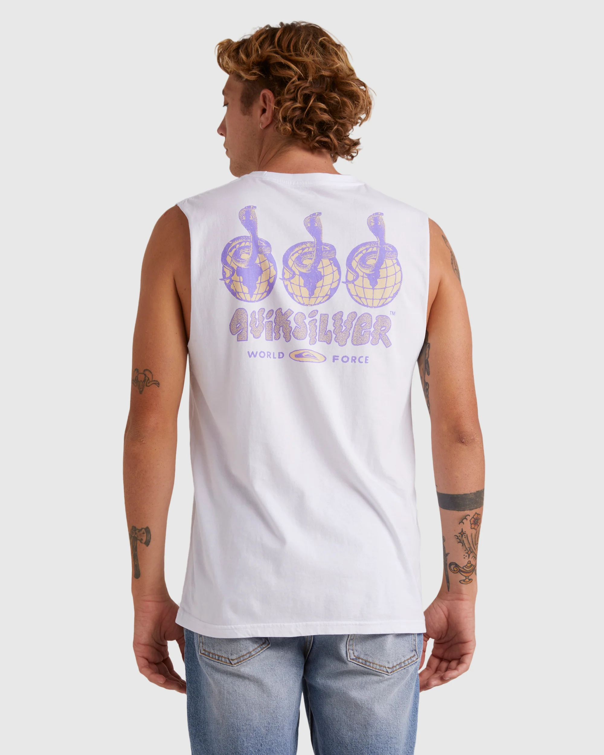 Mens Global Force Sleeveless Muscle T-Shirt - Image 3