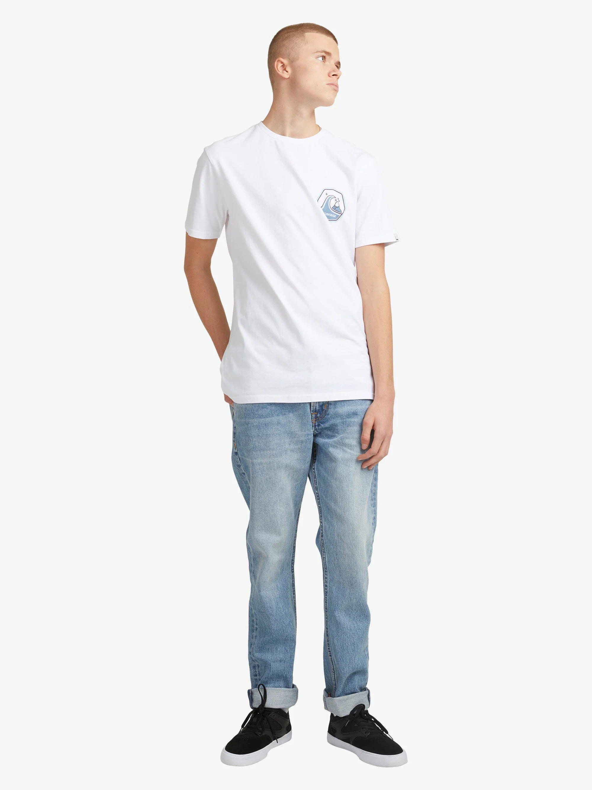 Mens Gold Lines T-shirt - Image 4