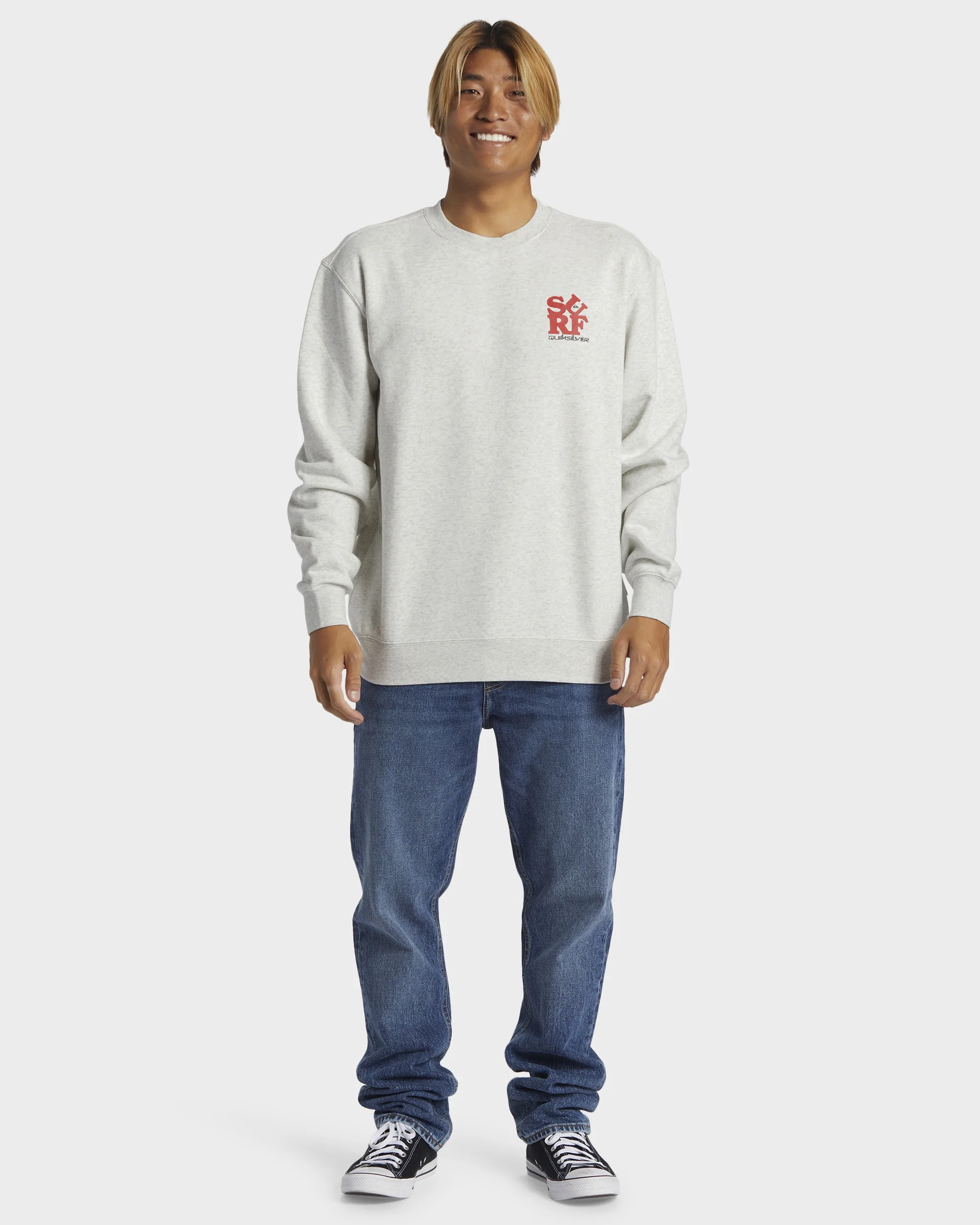 Mens Graphic Mix Pullover Sweatshirt - Image 3