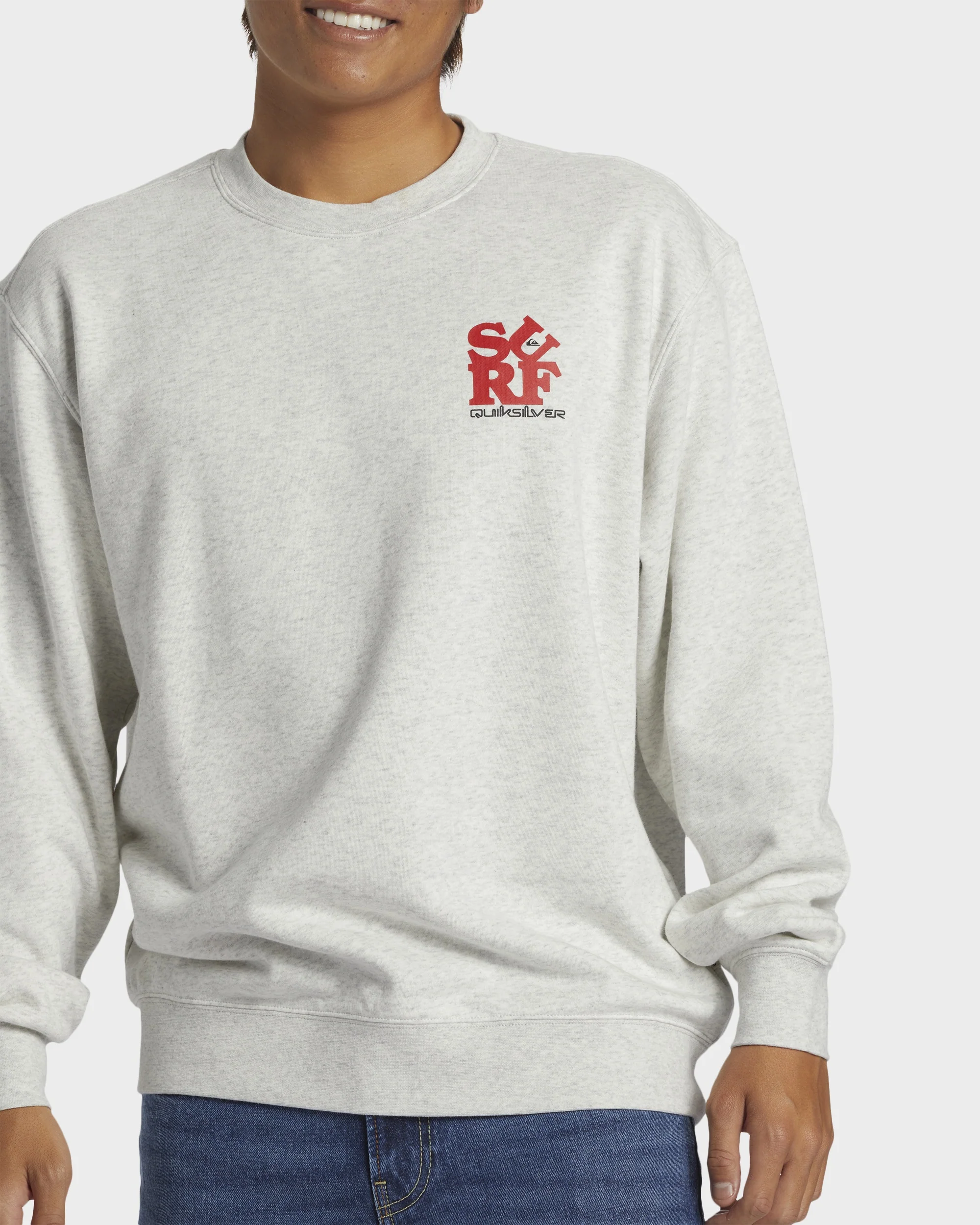 Mens Graphic Mix Pullover Sweatshirt - Image 4