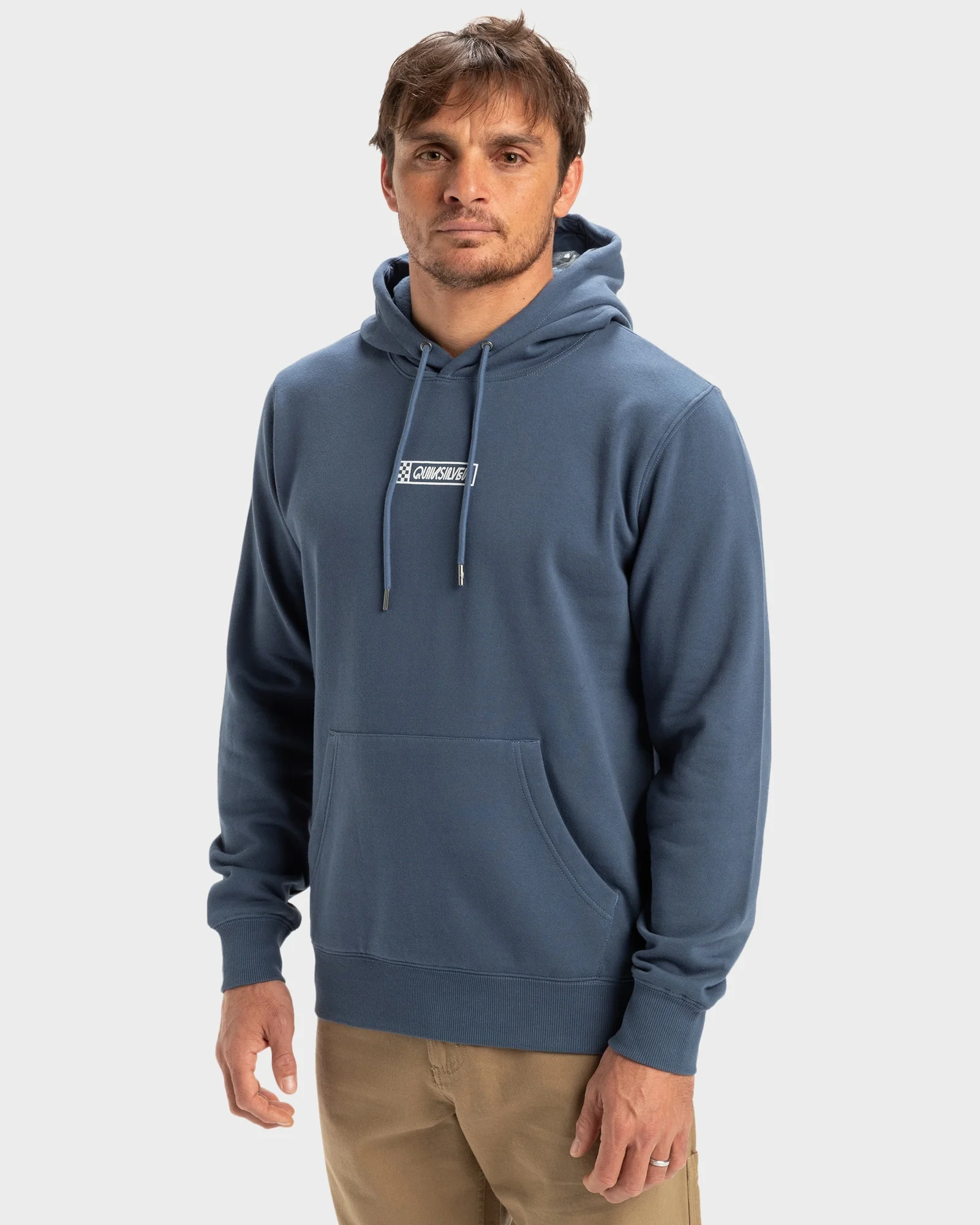 Mens Graphic Mix Pullover Hoodie - Image 2