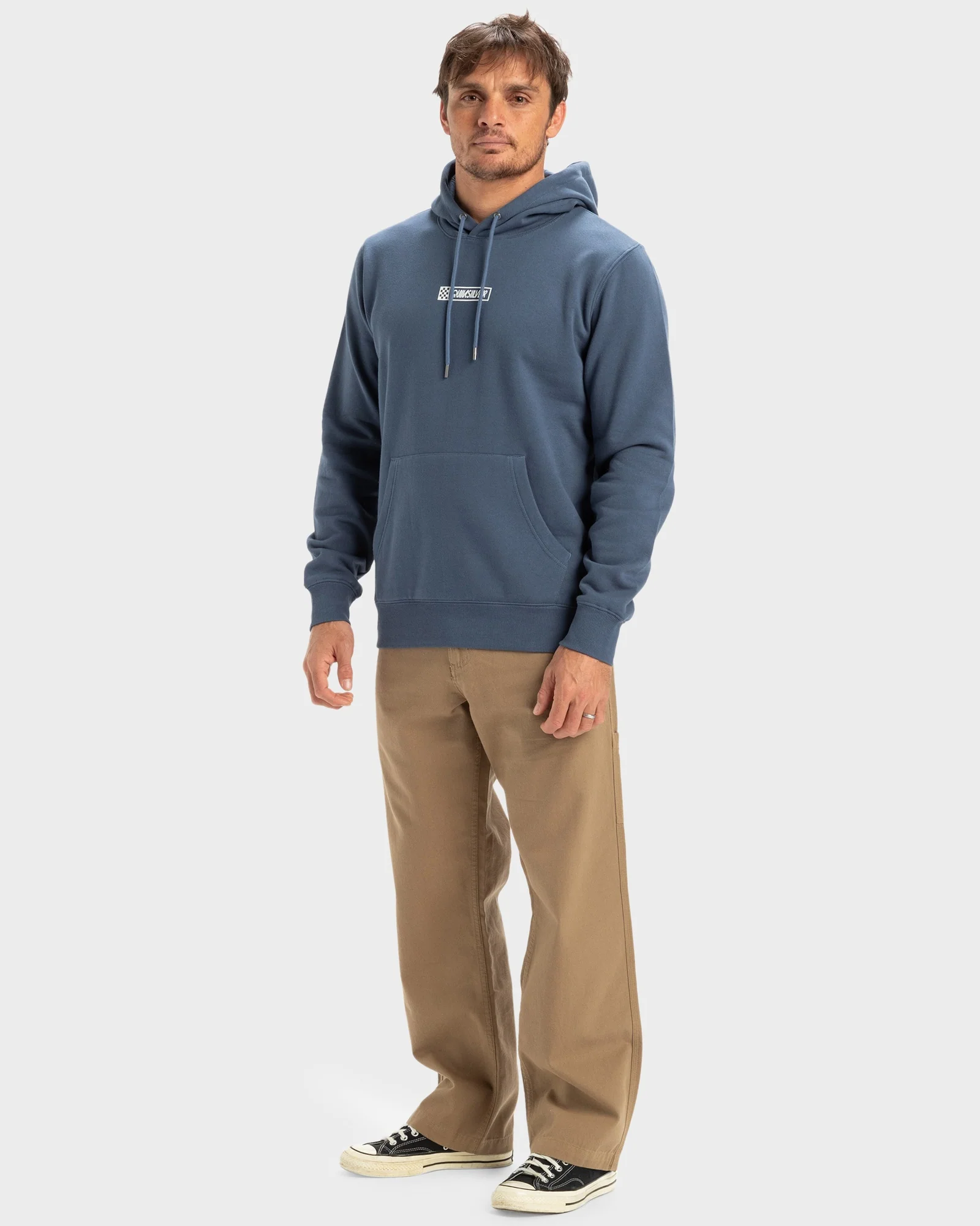 Mens Graphic Mix Pullover Hoodie - Image 4