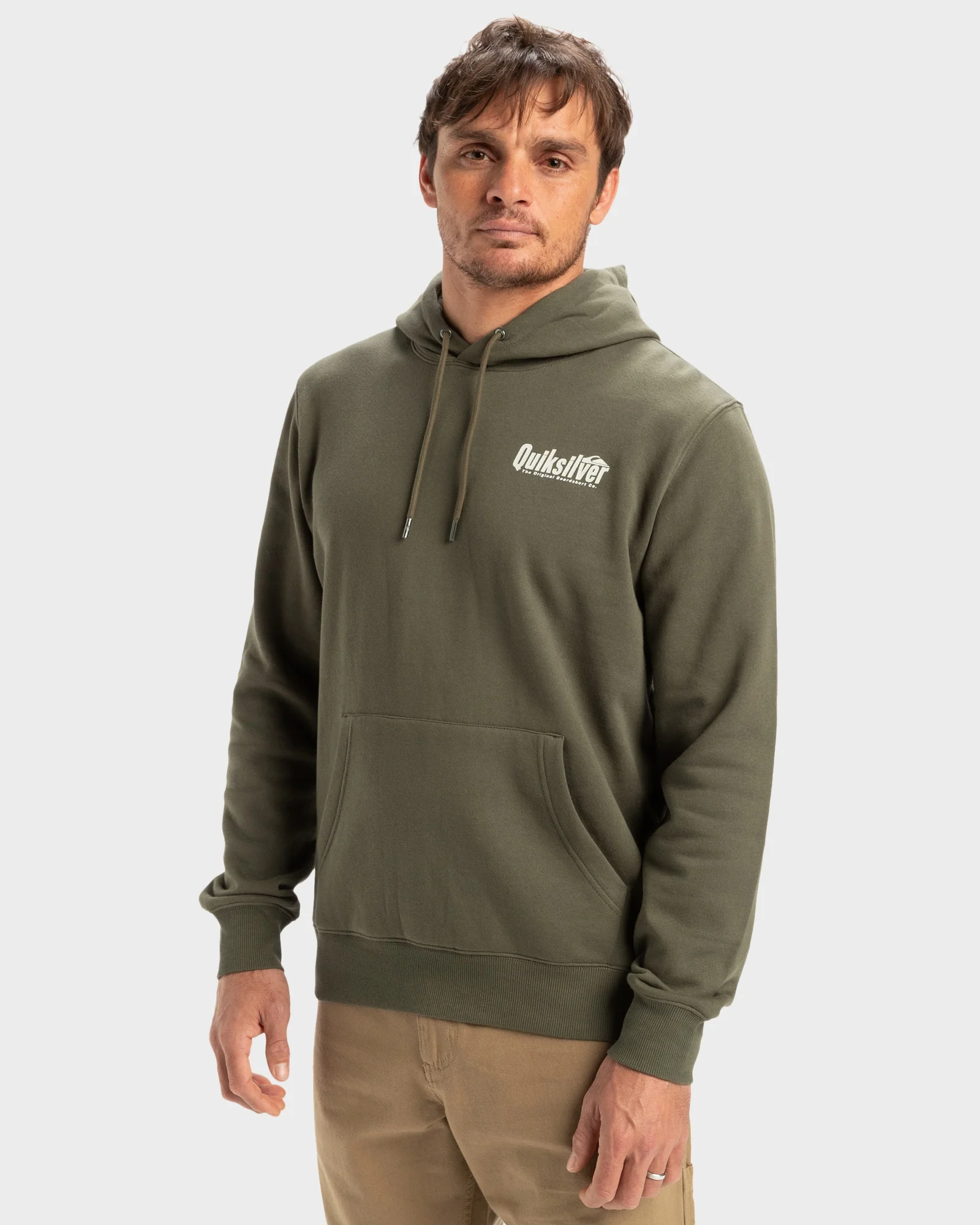 Mens Graphic Mix Pullover Hoodie - Image 2