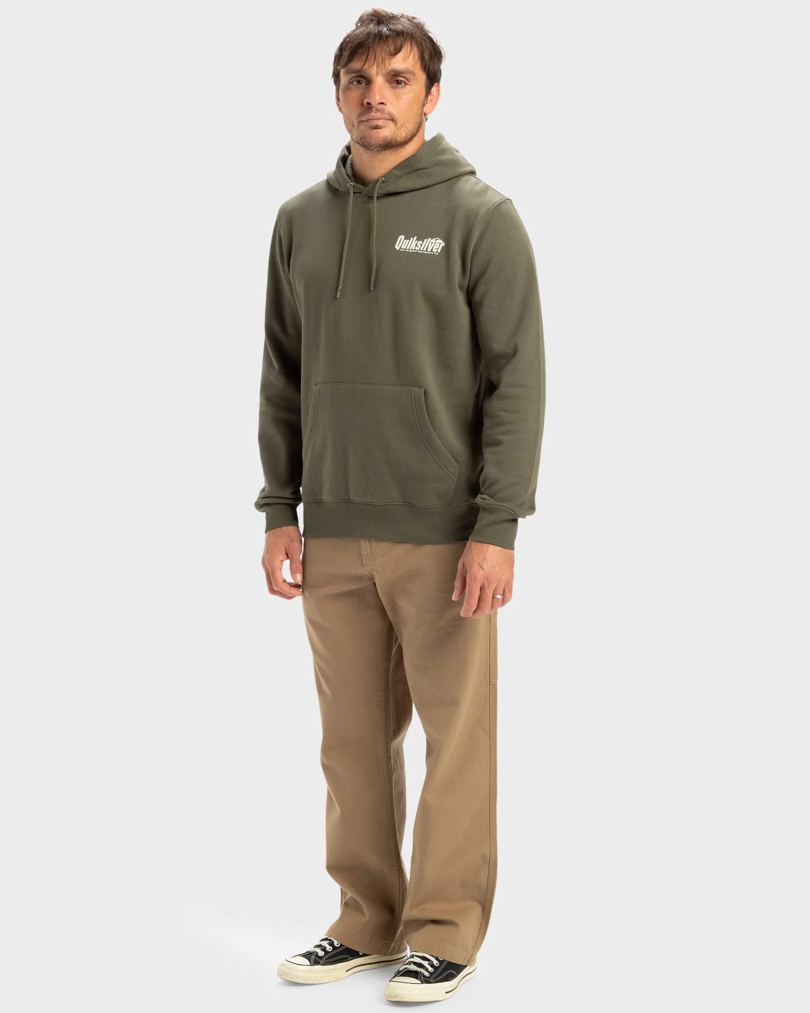 Mens Graphic Mix Pullover Hoodie - Image 4