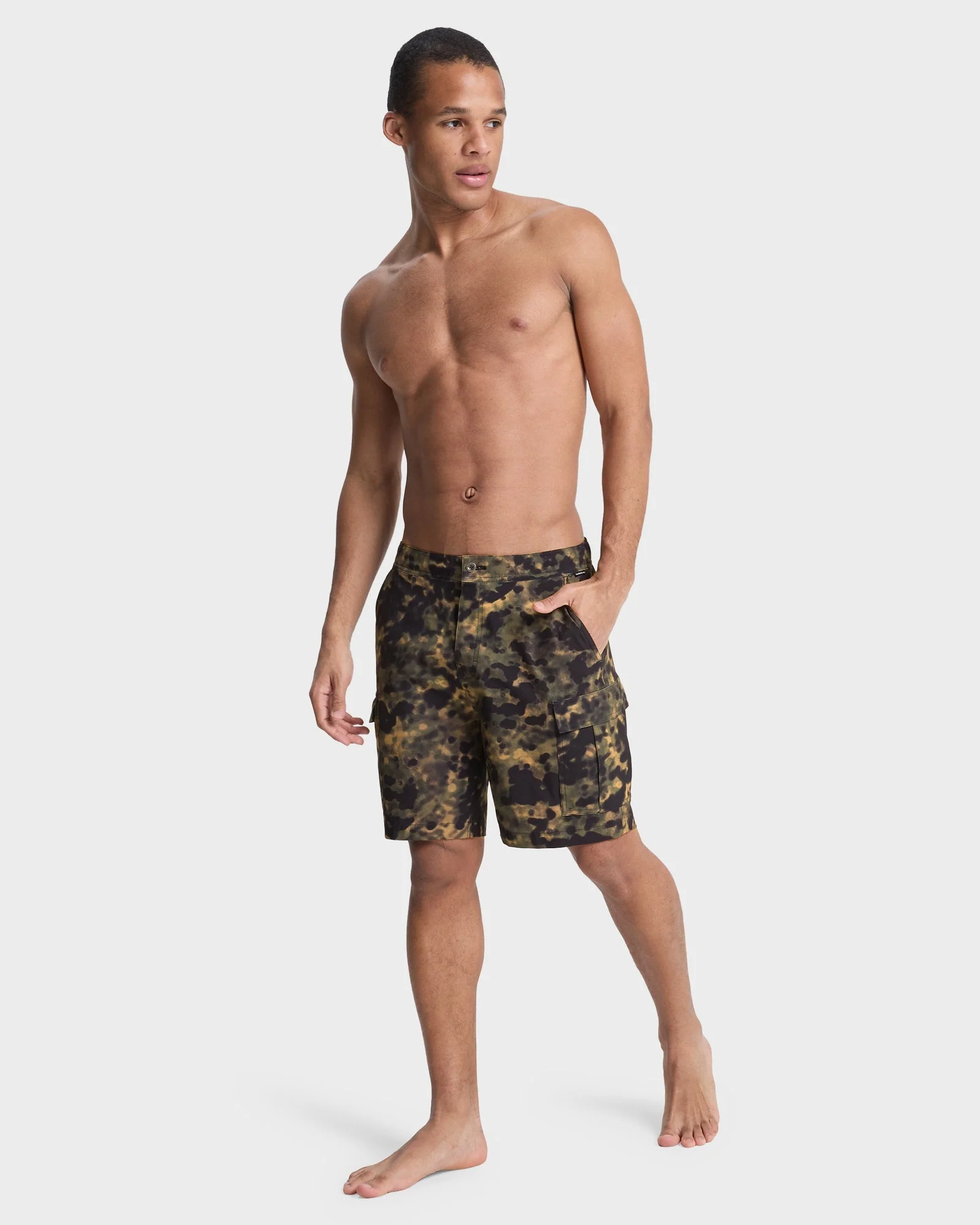 Mens Half Jam Cargo Hybrid Shorts - Image 6