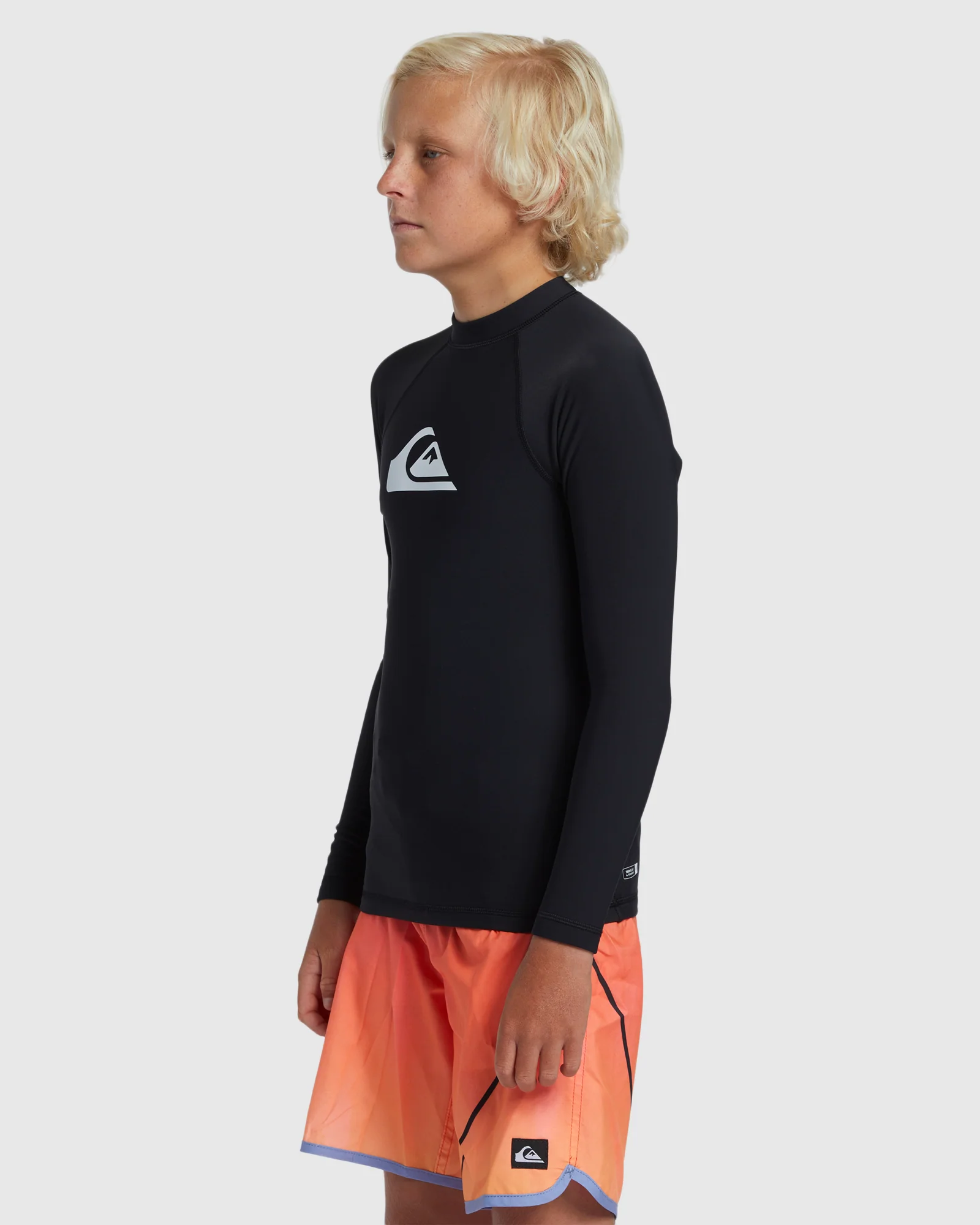Boys 8-16 Heater Long Sleeve UPF 50 Rash Vest - Image 2
