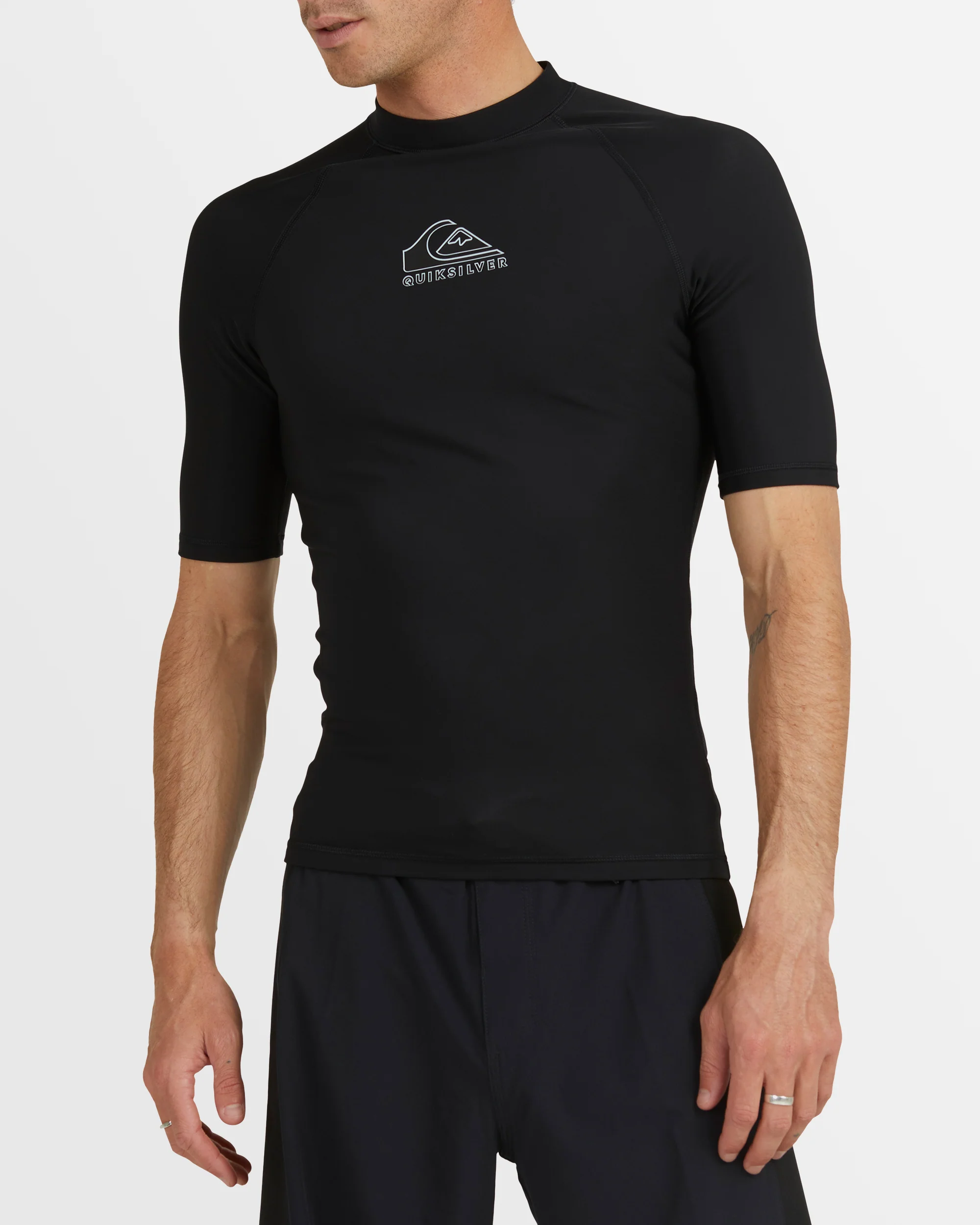 Mens Heater Short Sleeve Rash Vest - Image 3