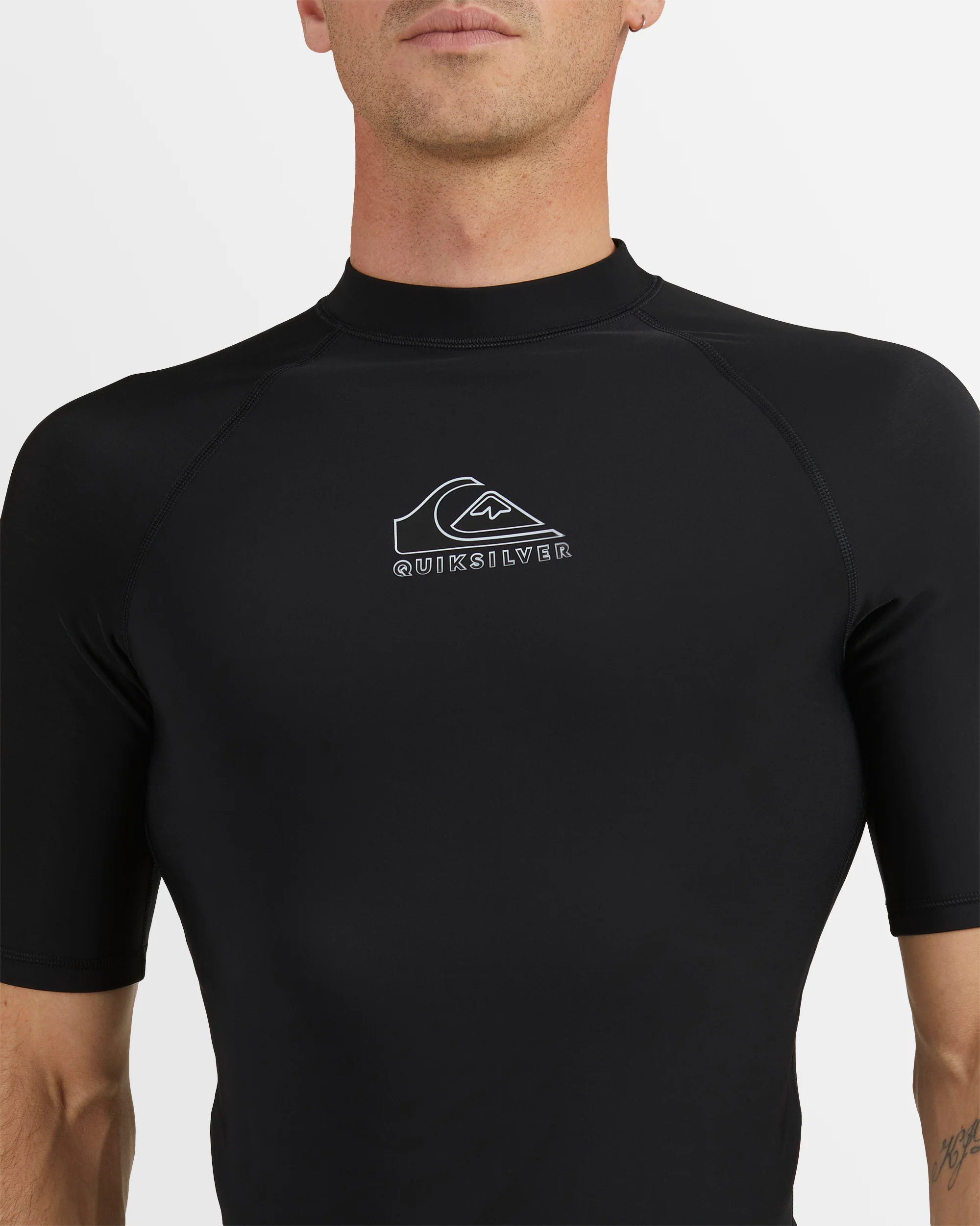 Mens Heater Short Sleeve Rash Vest - Image 6