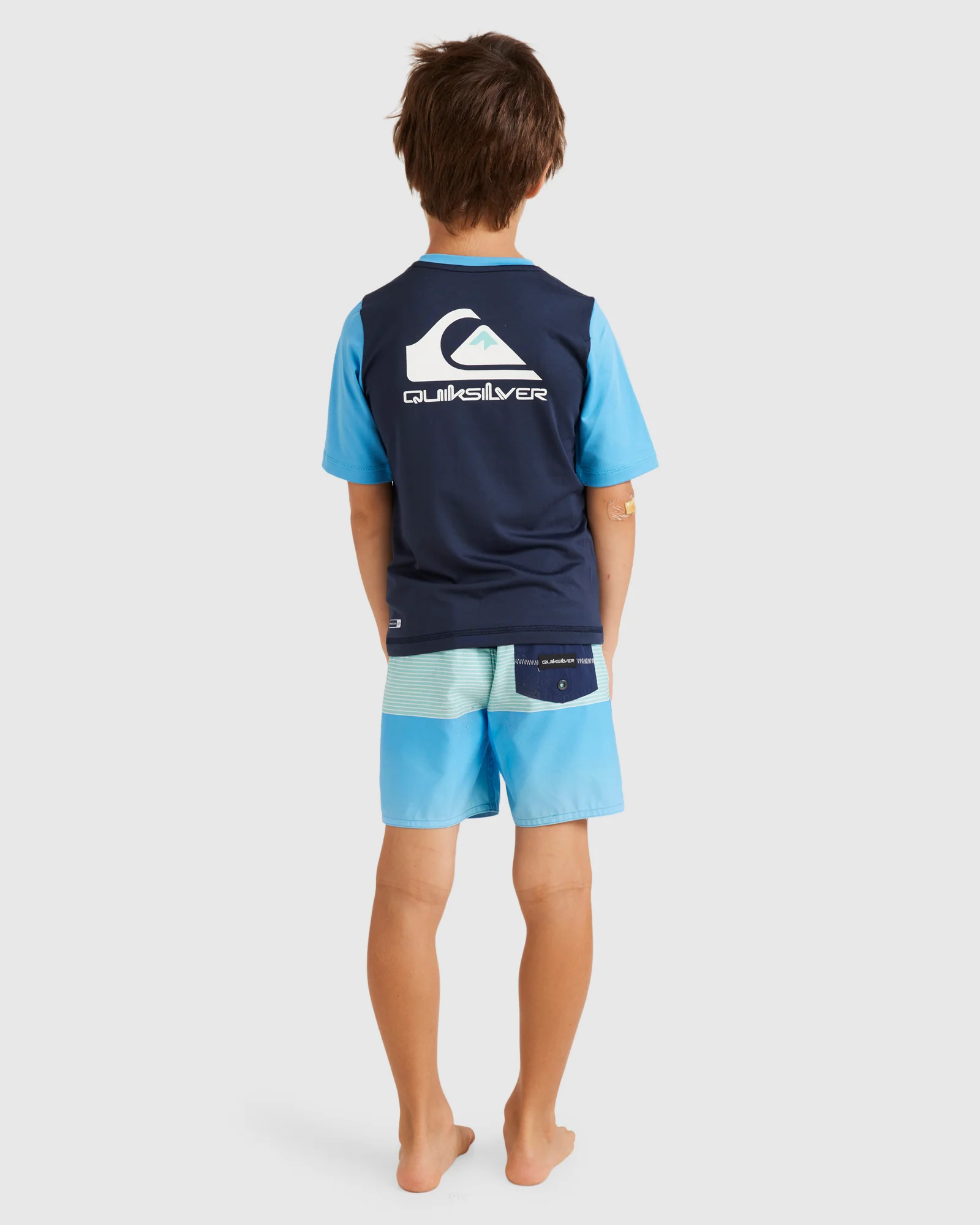 Boys 2-7 Heats Omni Short Sleeve UPF 50 Rash Vest - Image 3