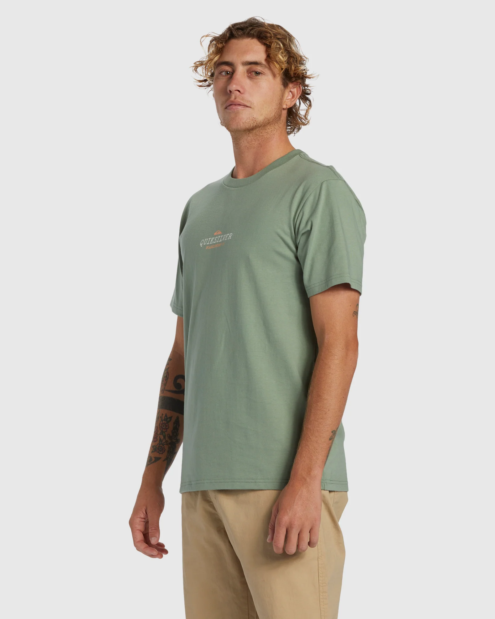 Mens Hibiscus Short Sleeve T-Shirt - Image 2