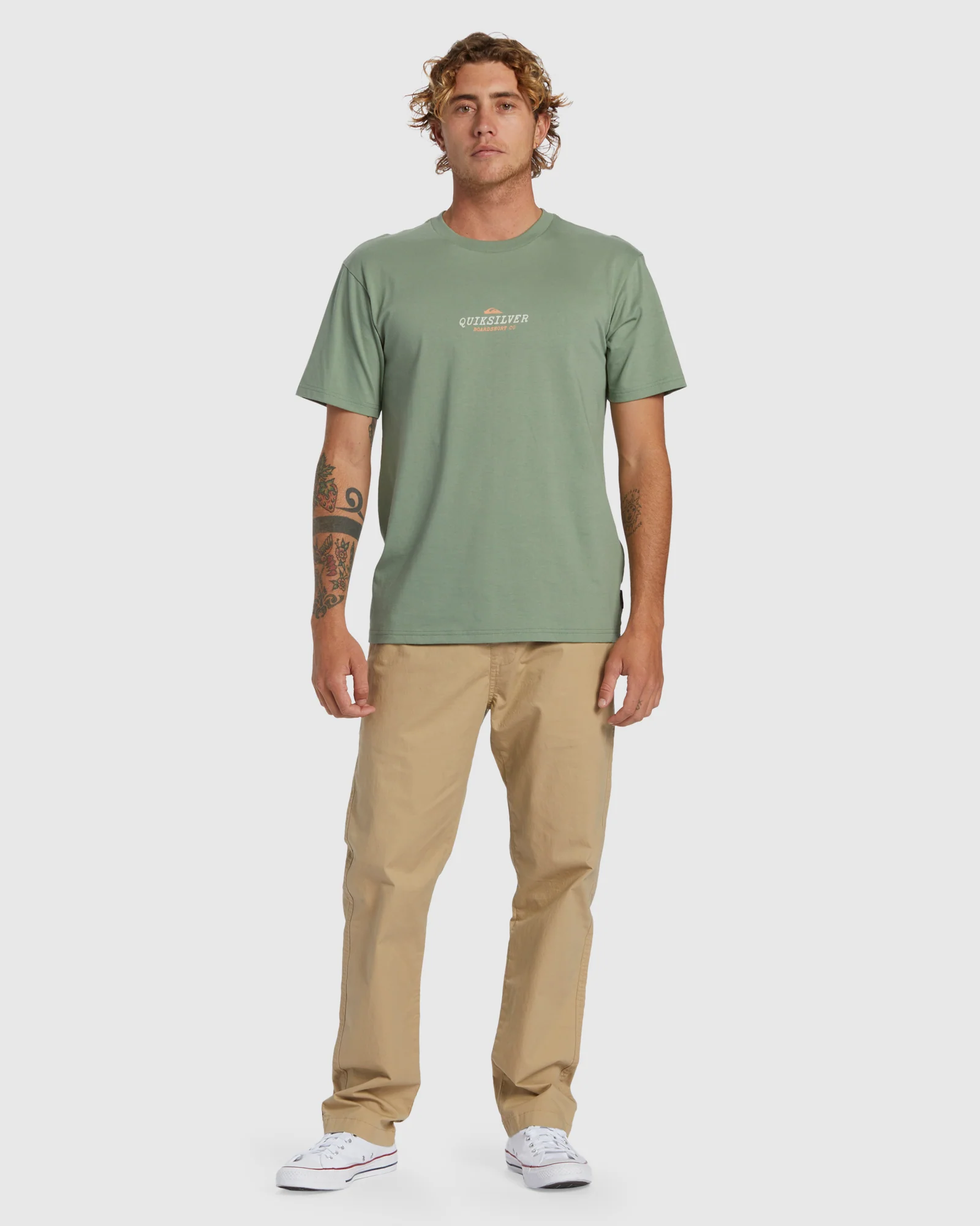 Mens Hibiscus Short Sleeve T-Shirt - Image 5