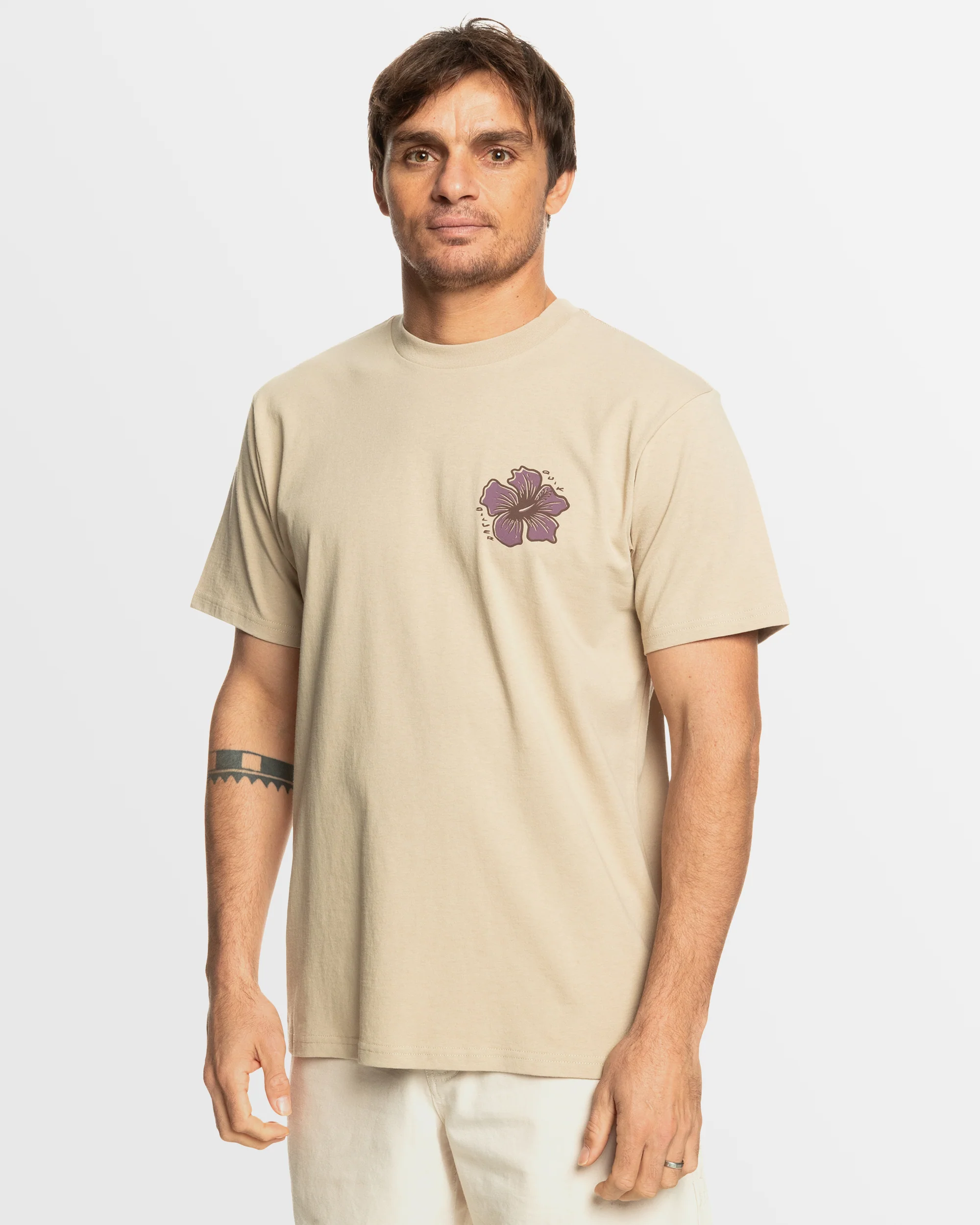 Mens Hibiscus T-Shirt - Image 2