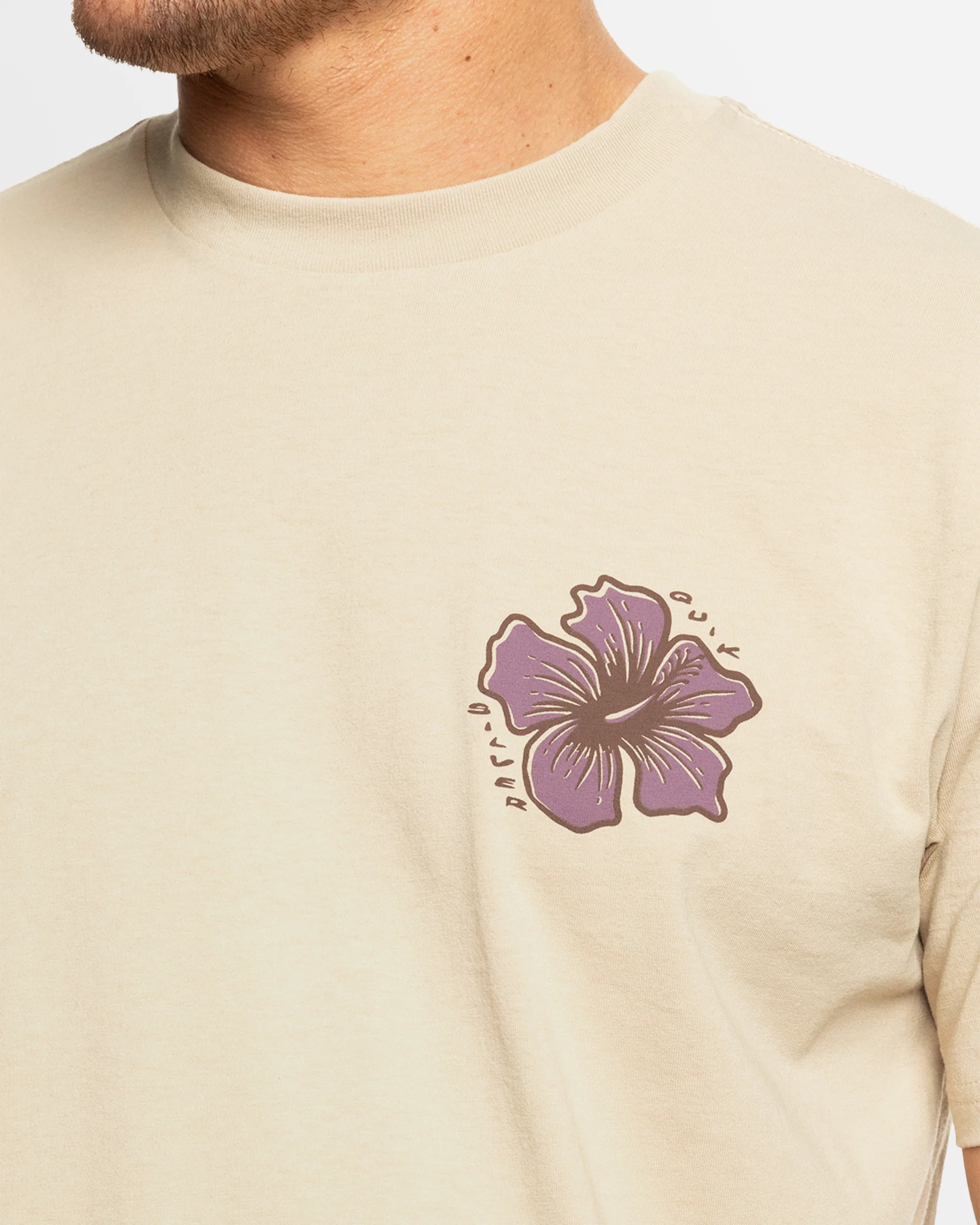 Mens Hibiscus T-Shirt - Image 3