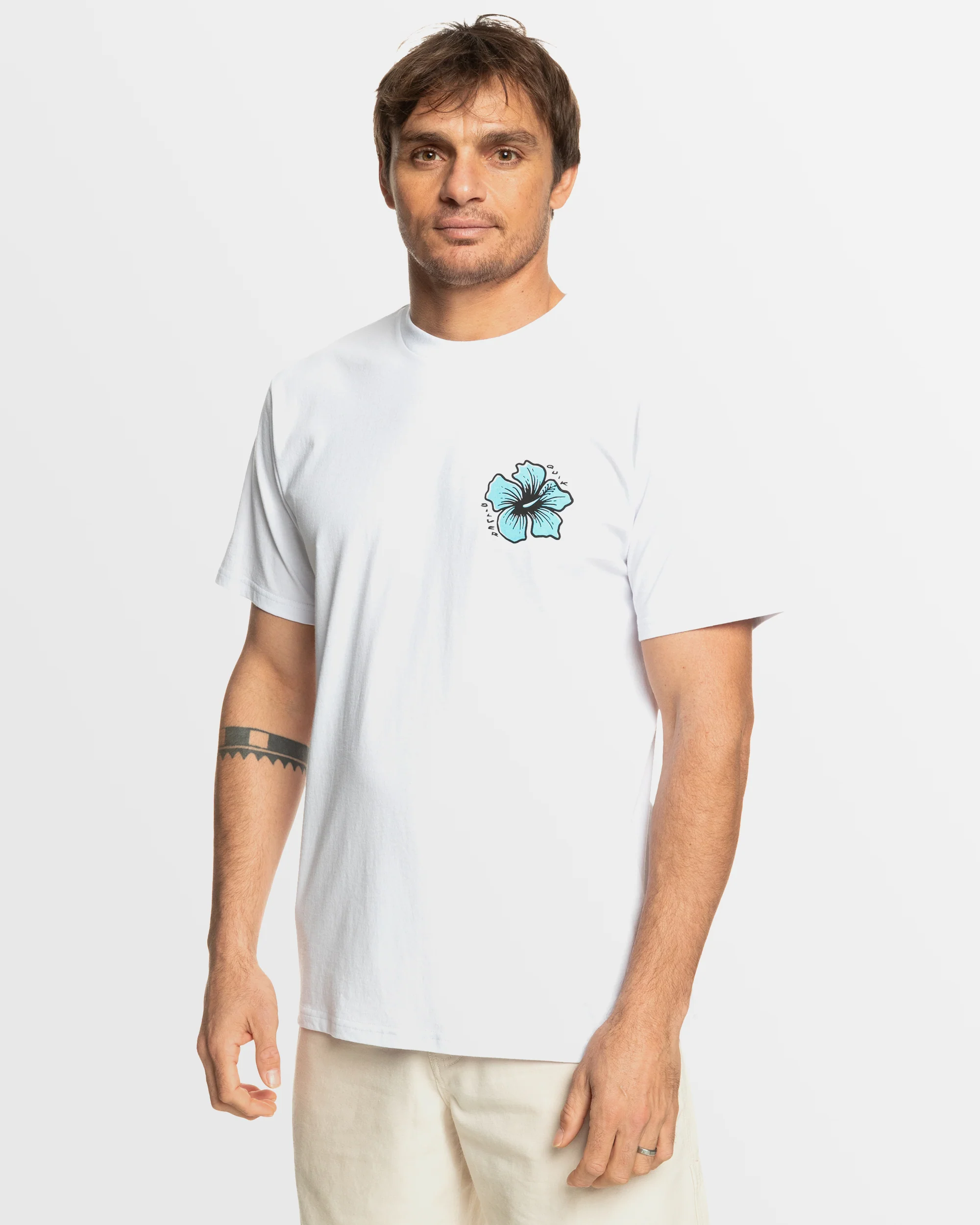 Mens Hibiscus T-Shirt - Image 2