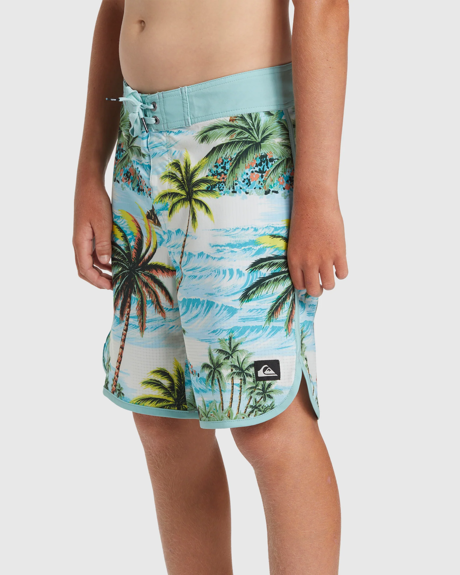 Boys 8-16 Highline Scallop Boardshorts - Image 4