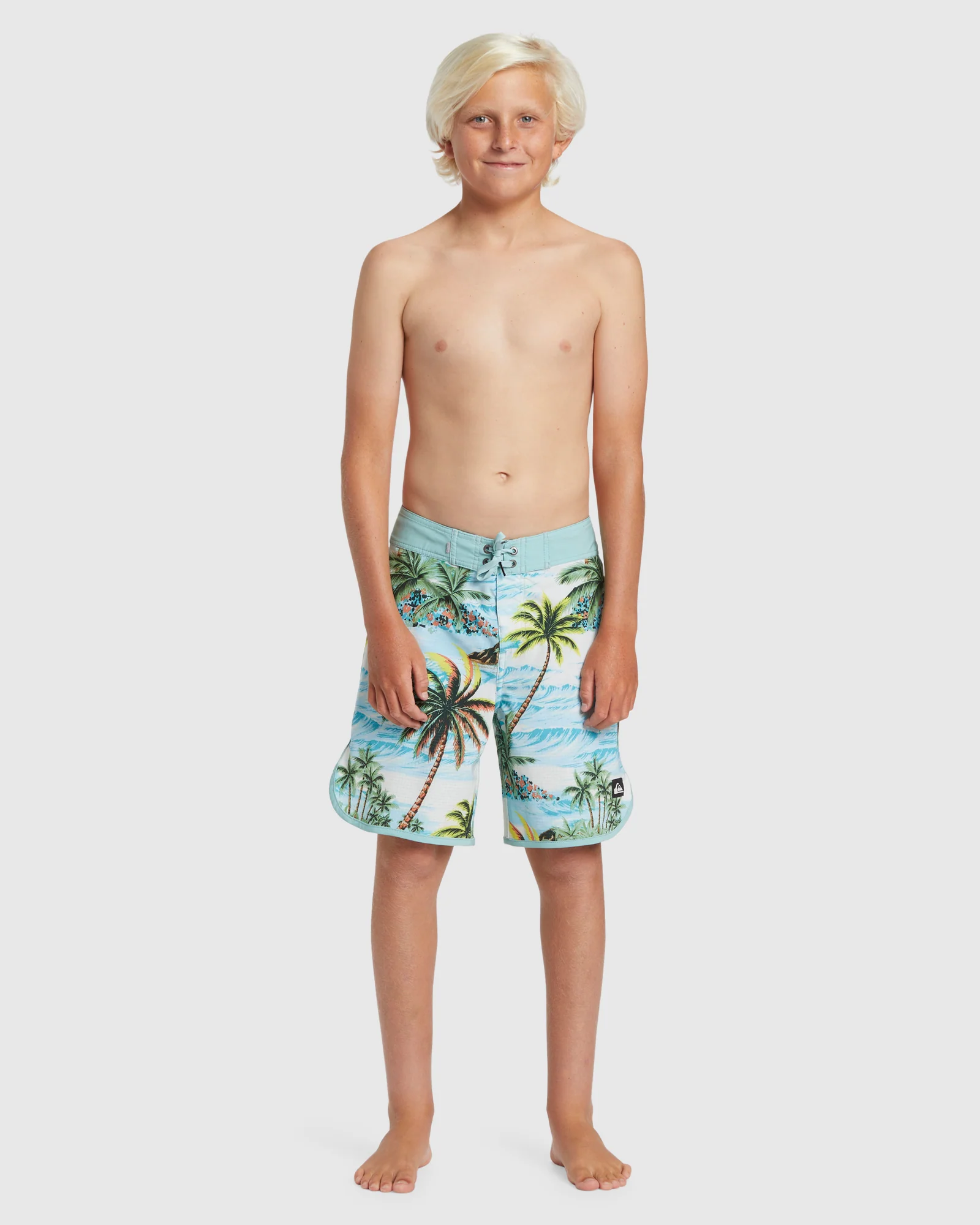 Boys 8-16 Highline Scallop Boardshorts - Image 5