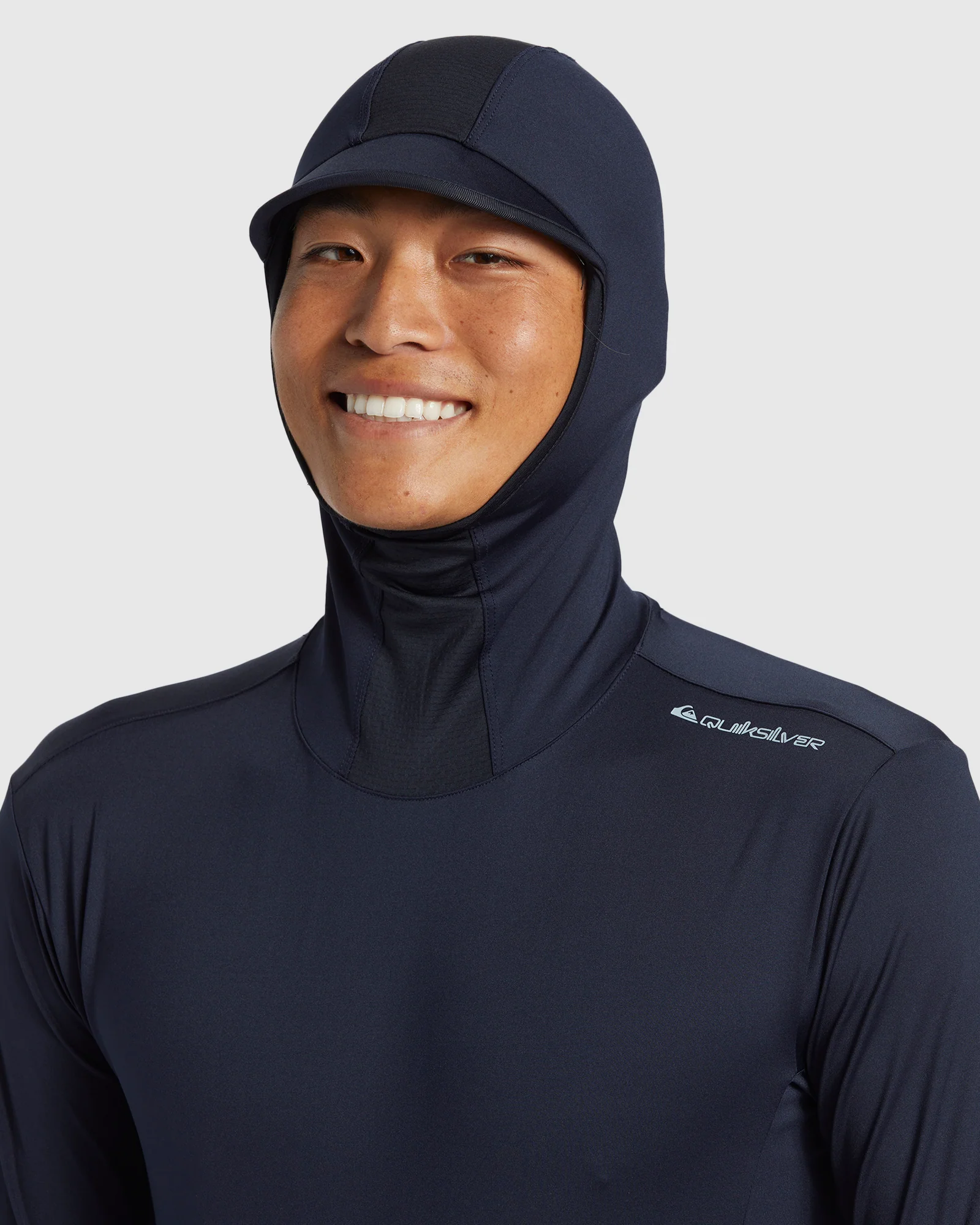 Mens Highline Long Sleeve UPF 50 Hooded Surf T-Shirt - Image 4