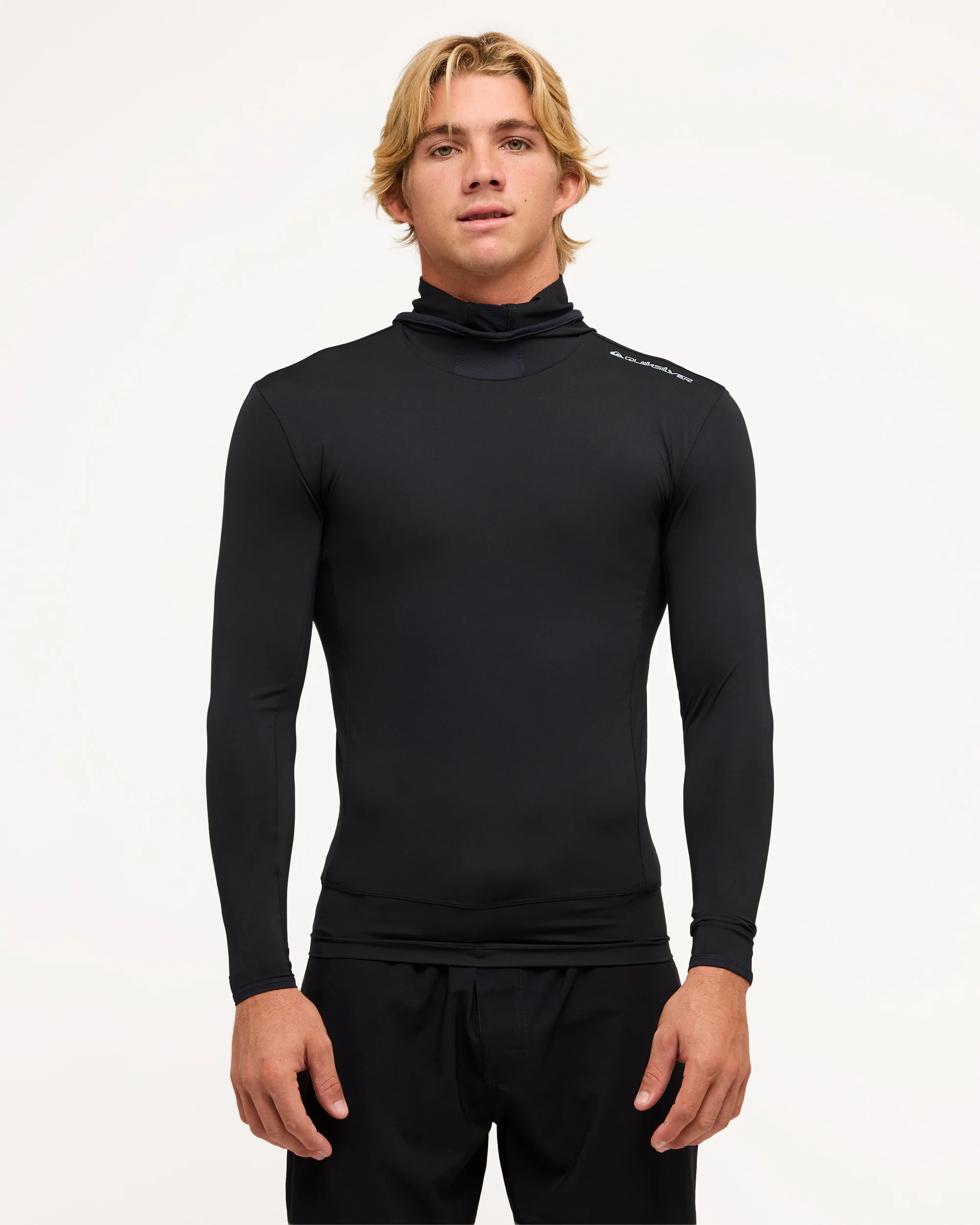 Mens Highline Hooded Long Sleeve Rash Vest