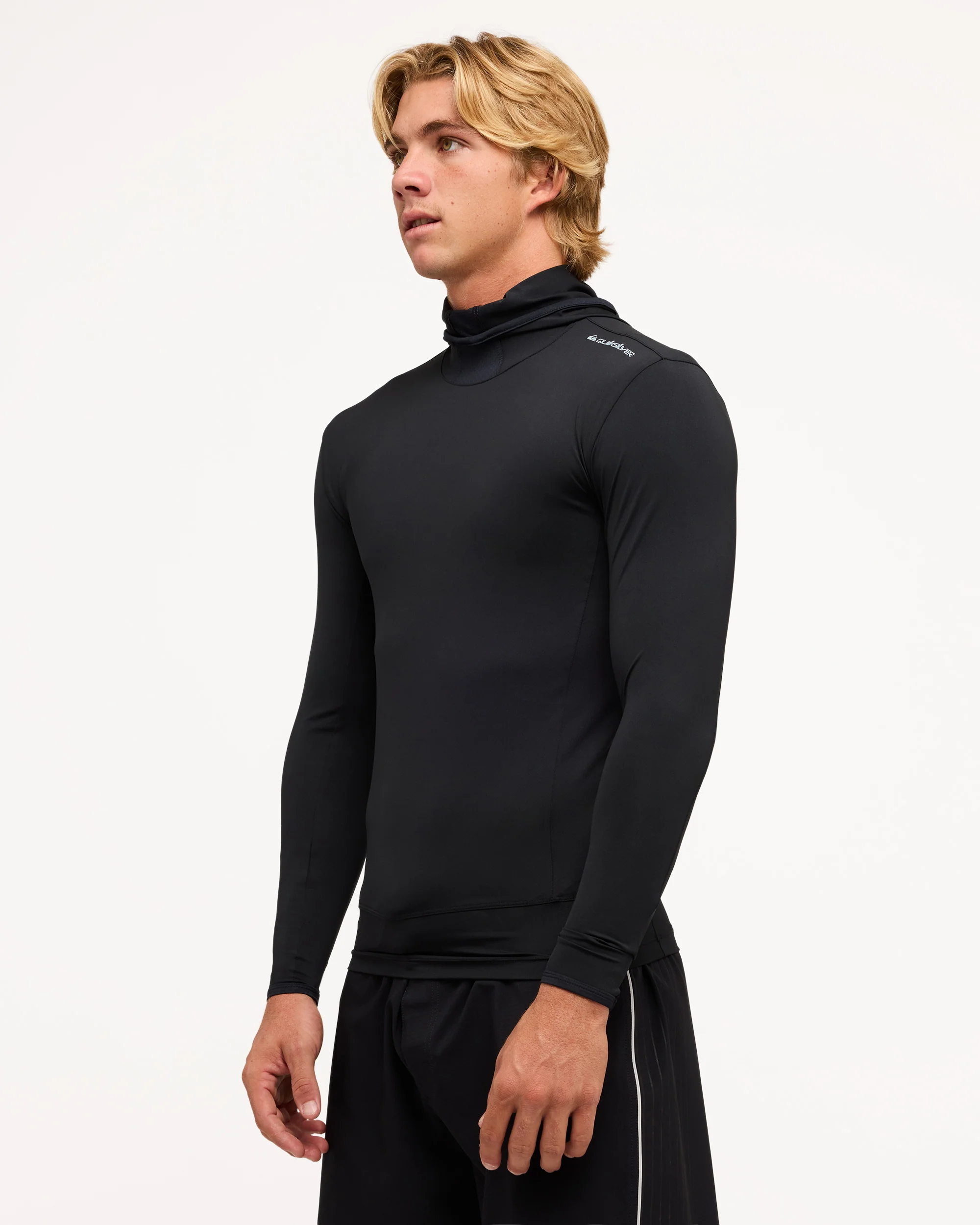 Mens Highline Hooded Long Sleeve Rash Vest - Image 3