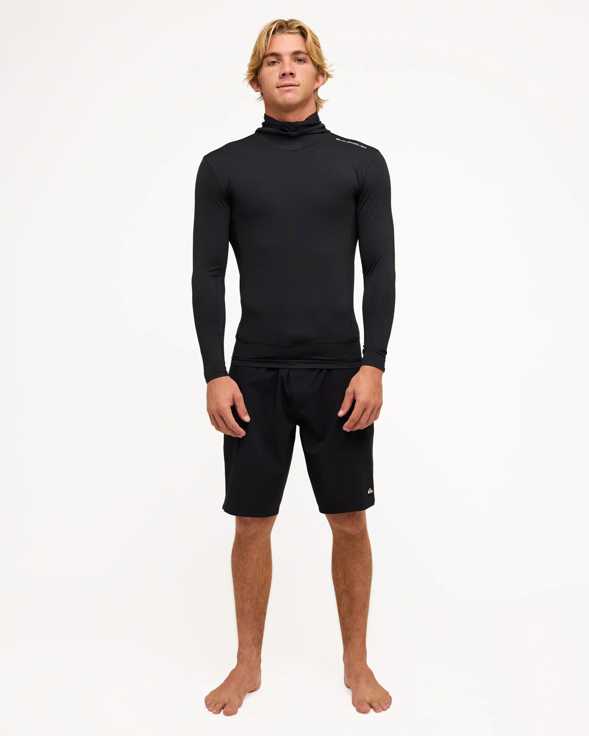 Mens Highline Hooded Long Sleeve Rash Vest - Image 8