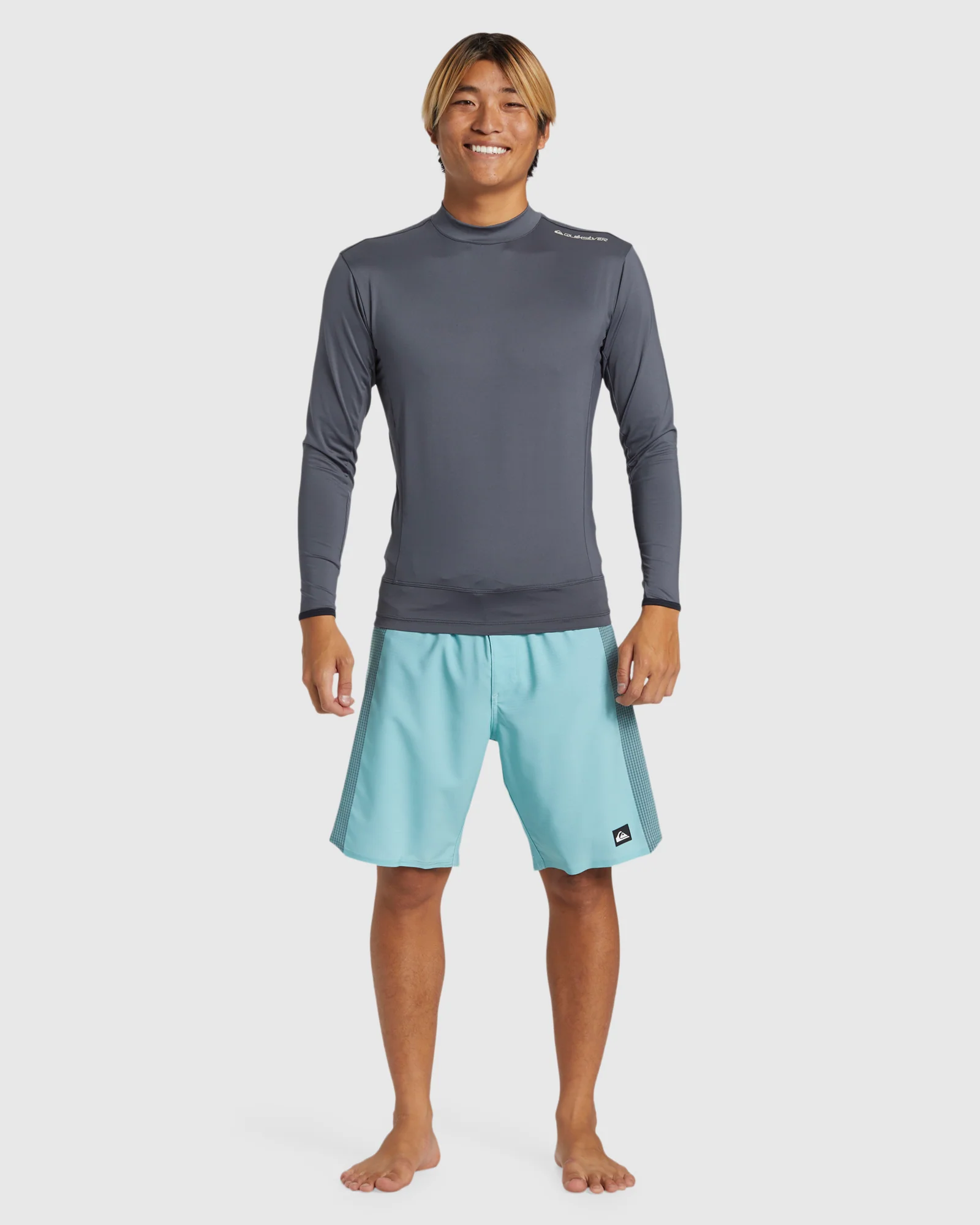 Mens Highline Long Sleeve Upf 50 Surf T-Shirt - Image 5