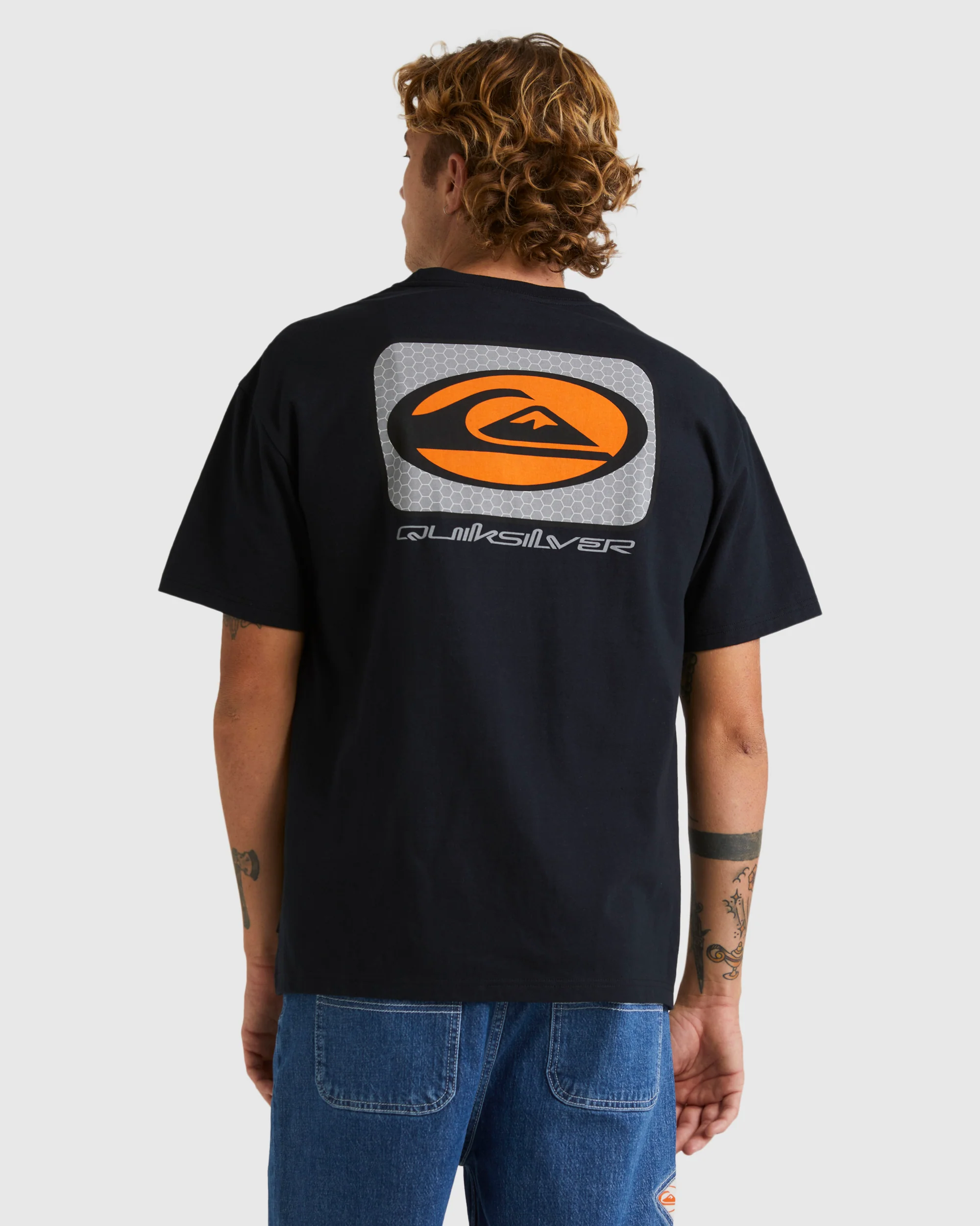 Mens Honeycomb Oversized T-shirt - Image 3