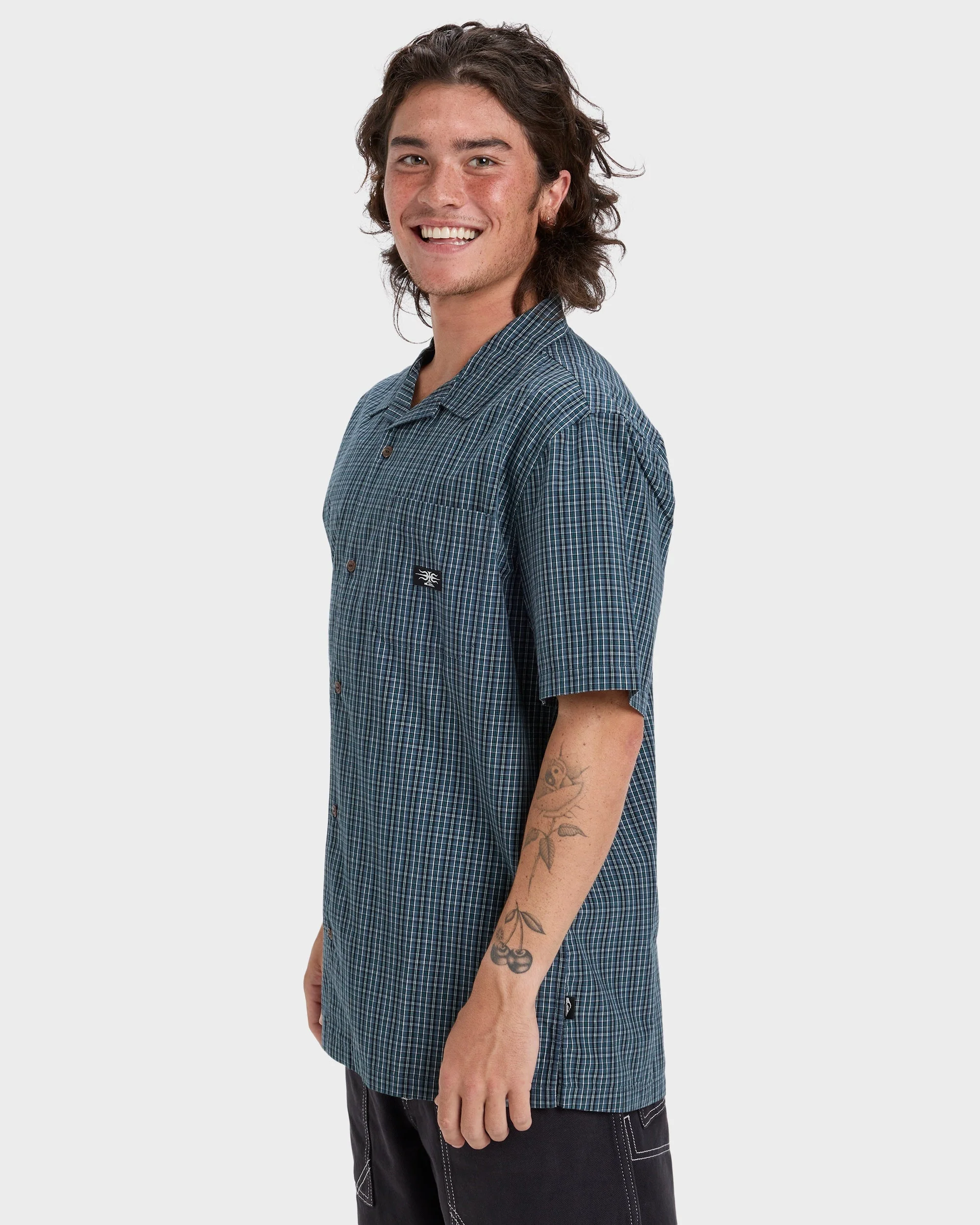 Mens Liquid Metal Short Sleeve Shirt - Image 3